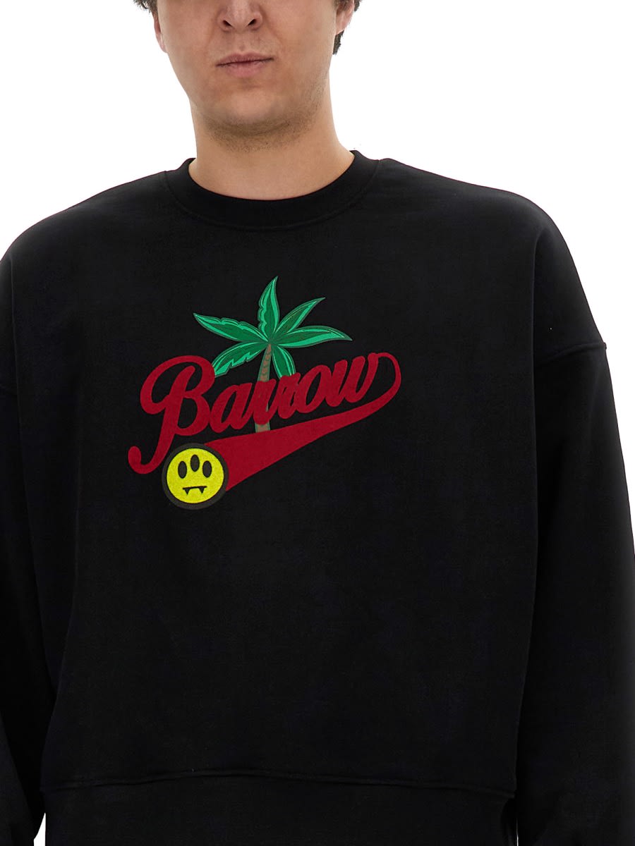 Shop Barrow Sweatshirt With Logo In Black