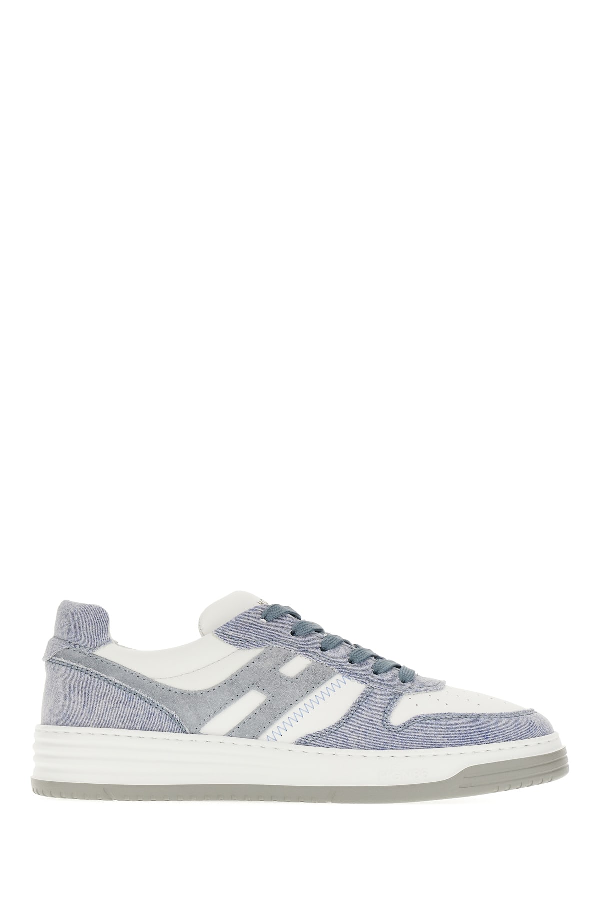 Hogan White Leather H630 Sneakers In Bianco