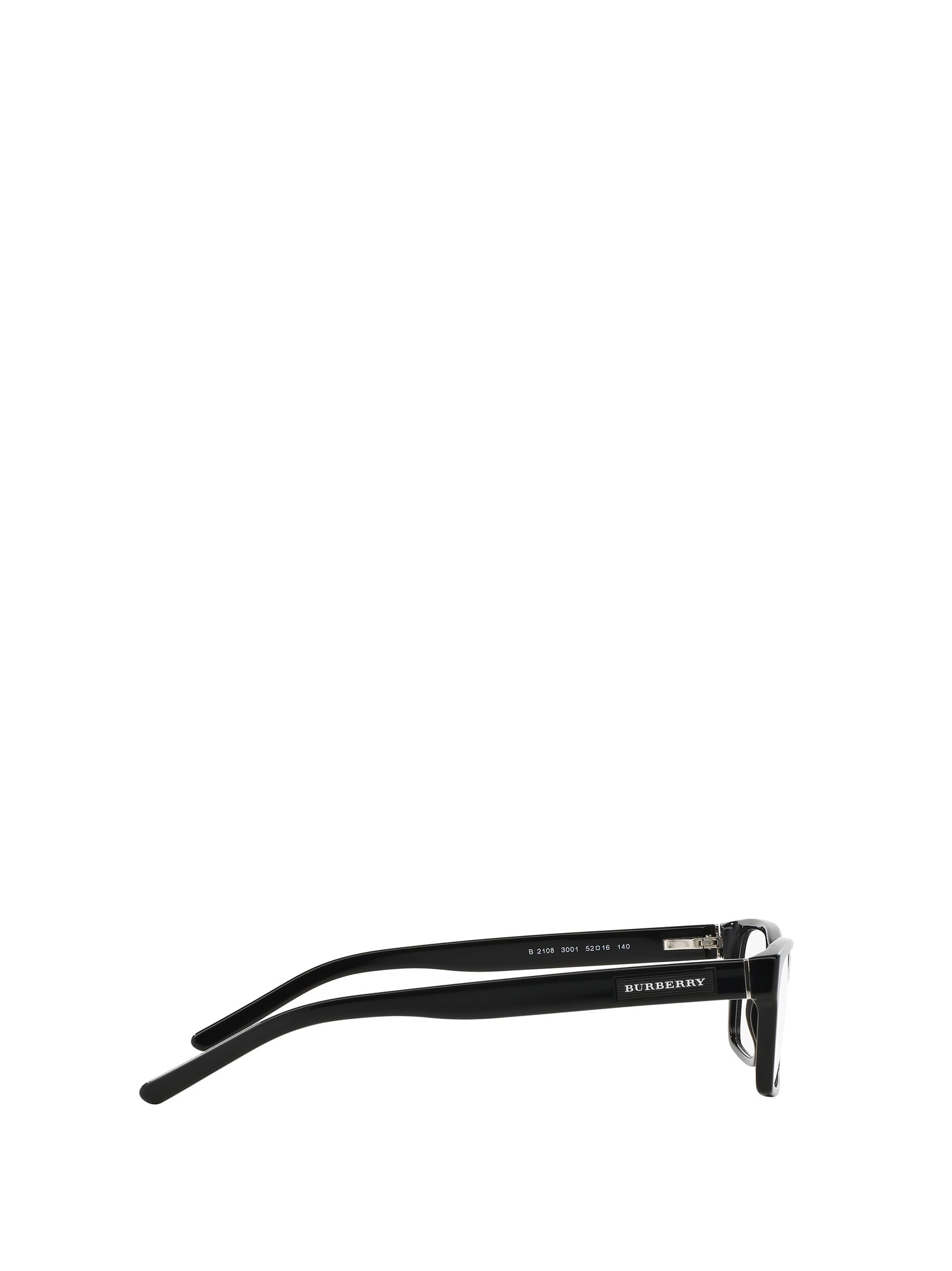 Shop Burberry Eyewear Be2108 Black Glasses