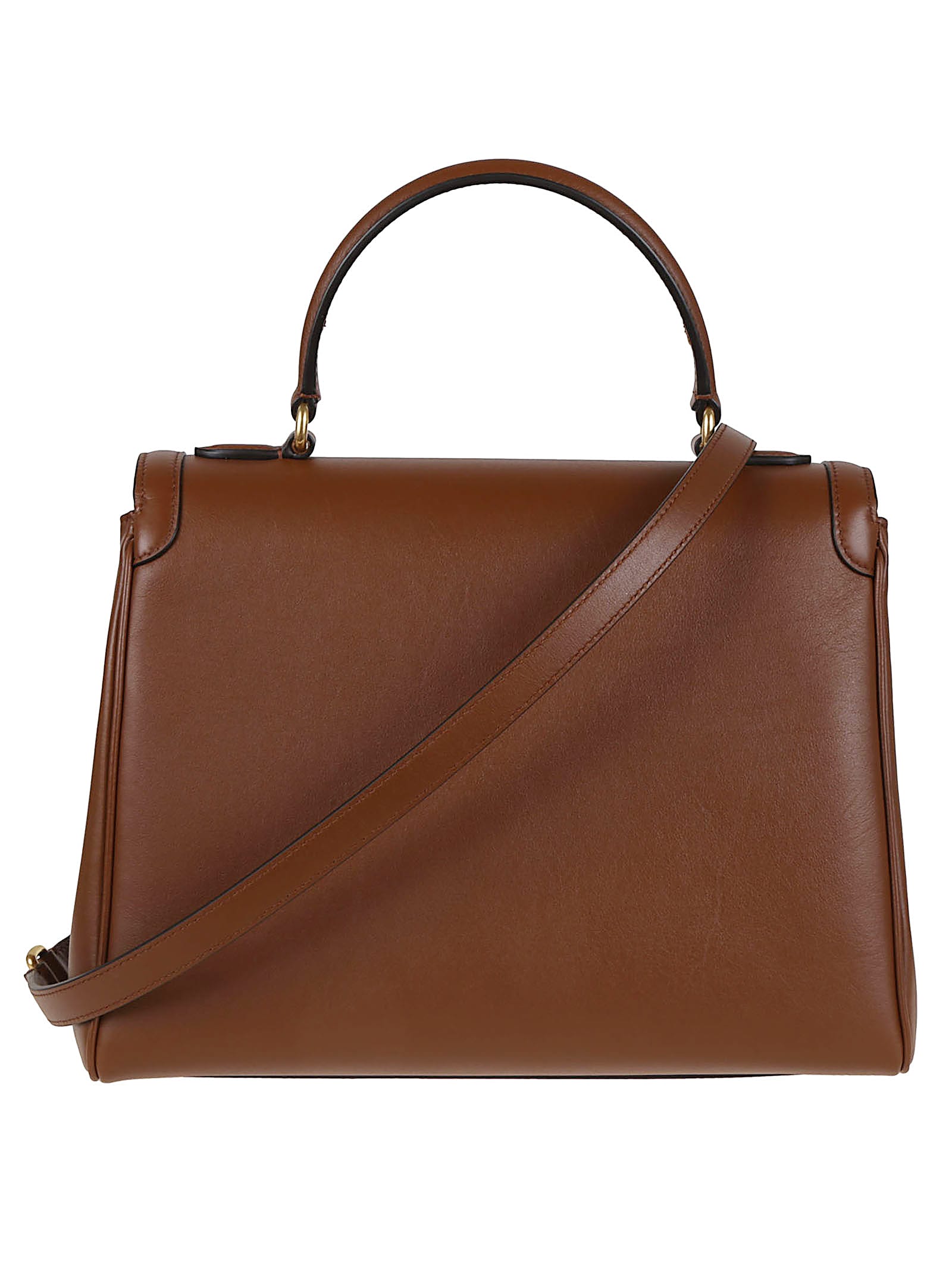 Valentino Garavani 9to5 Leather Handbag In Brown