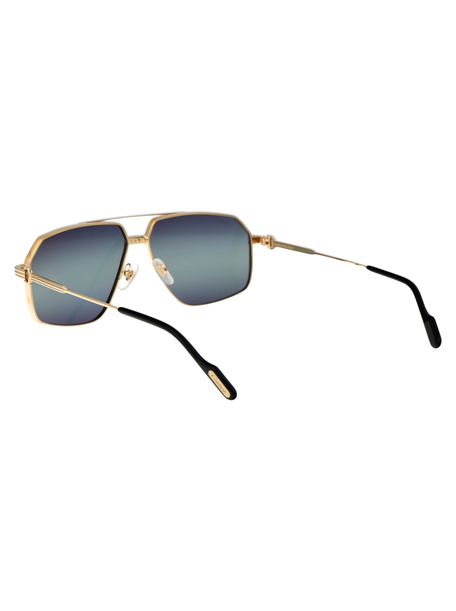 Shop Cartier Ct0270s Sunglasses In 012 Gold Gold Violet