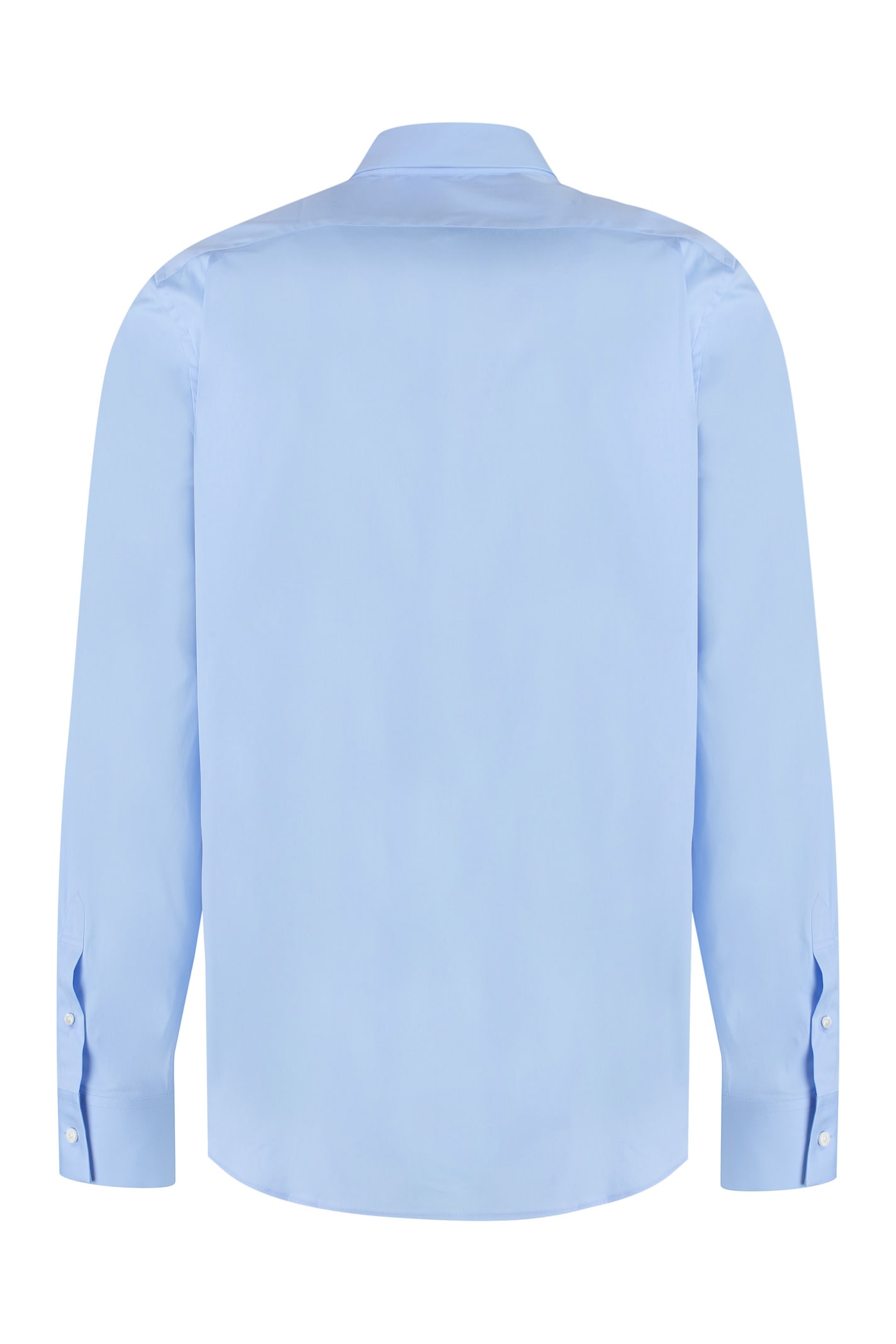 Shop Lanvin Cotton Shirt In Light Blue