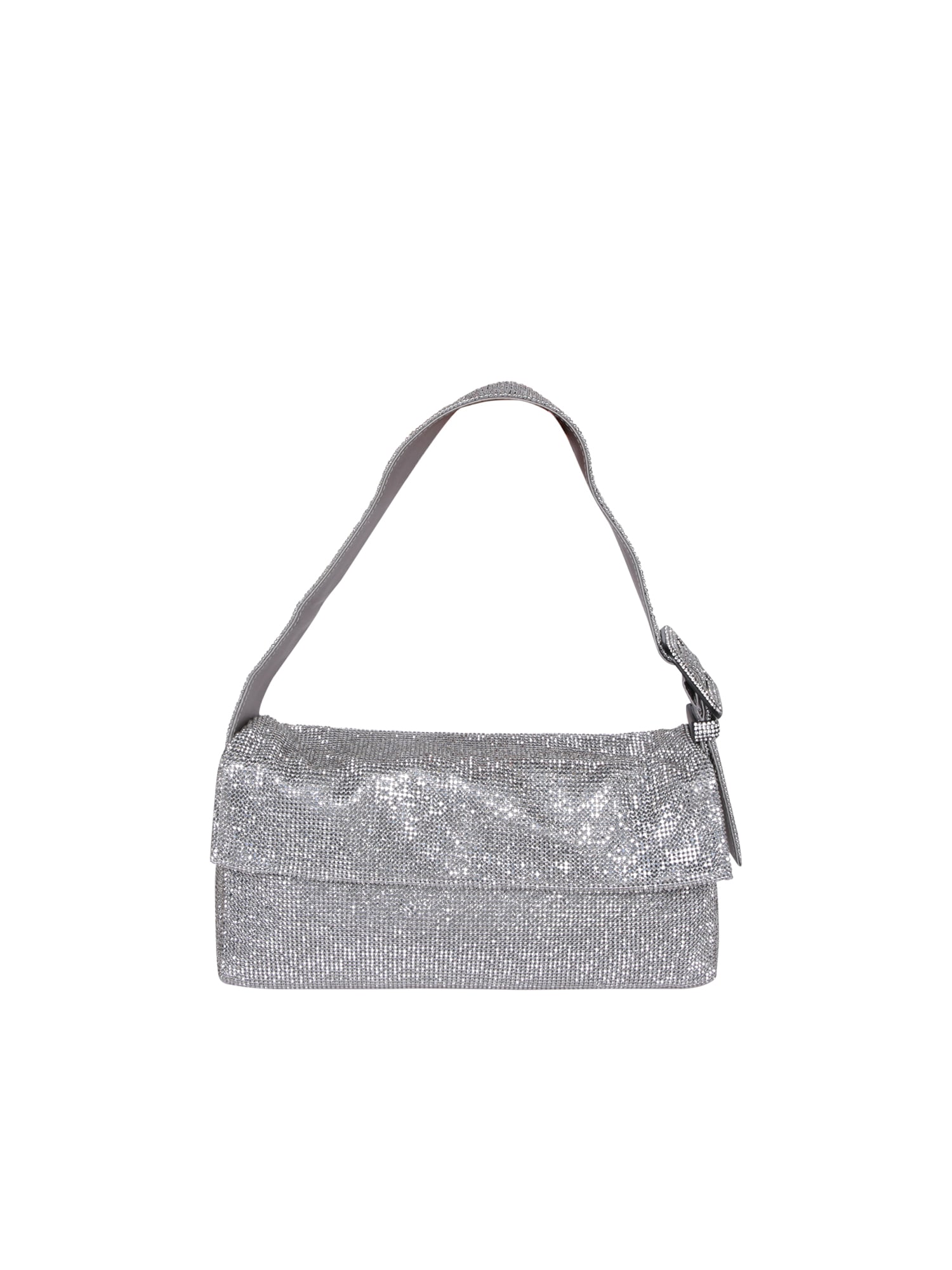 Shop Benedetta Bruzziches Vitty La Grande Silver Bag In Metallic