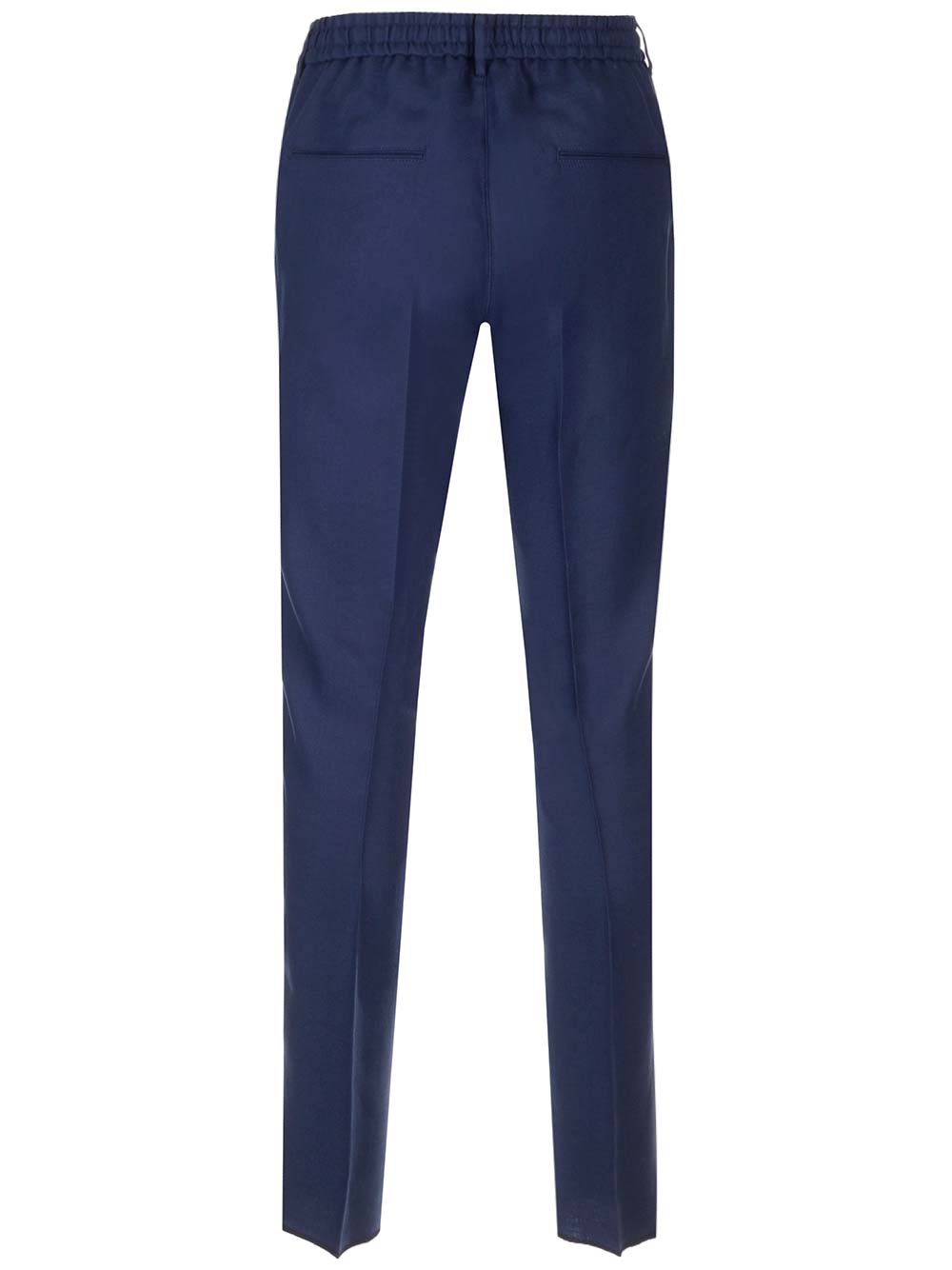 Shop Tagliatore Newman Trousers In Blue