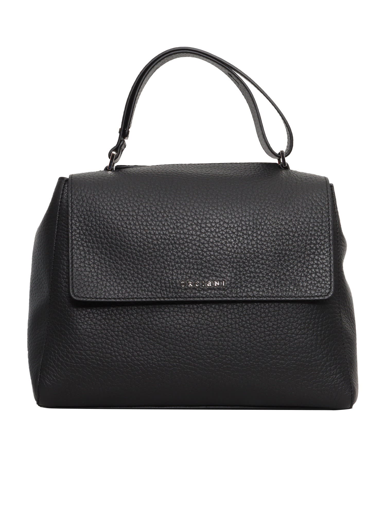 Shop Orciani Handbag In Black