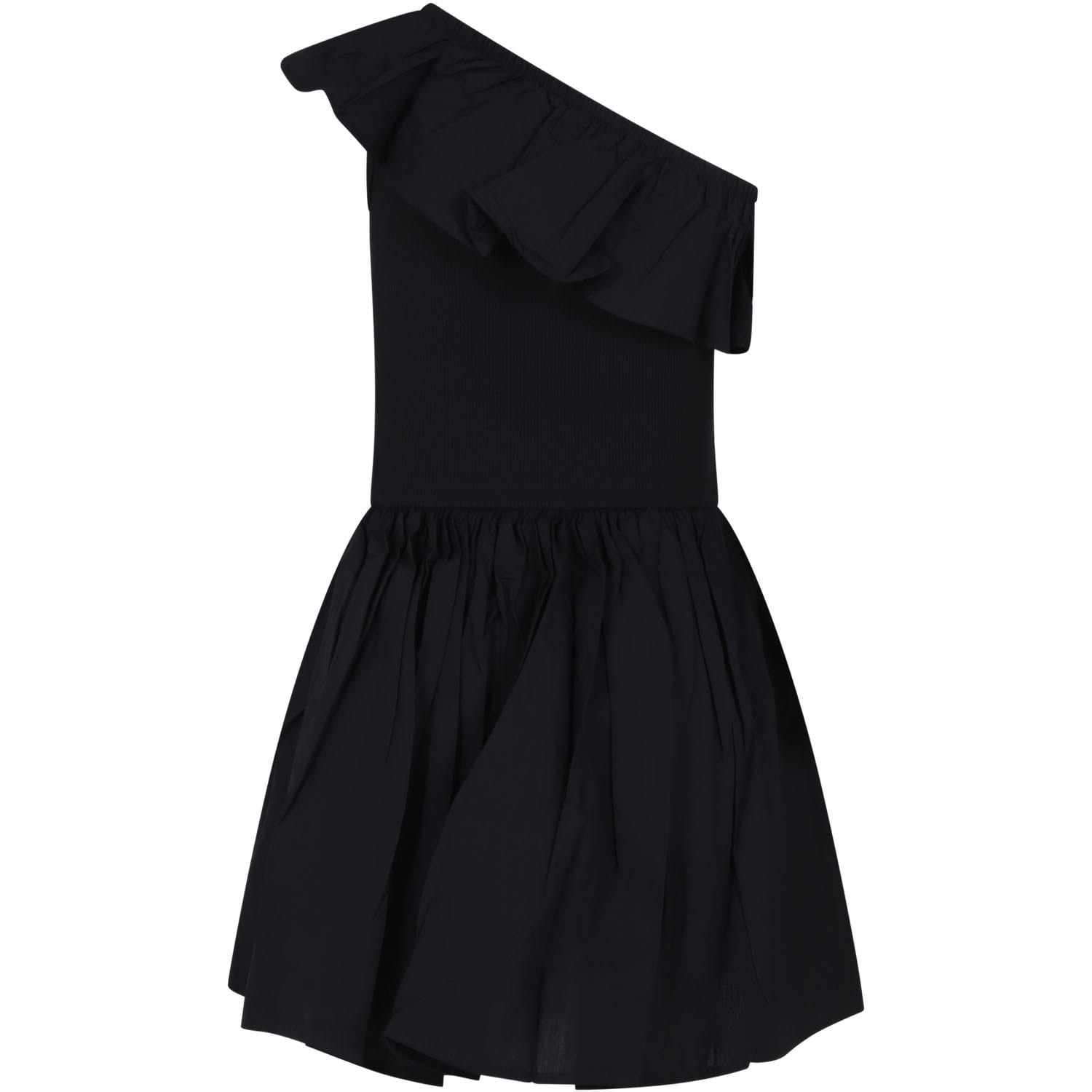 Shop Molo Black Dress For Girl