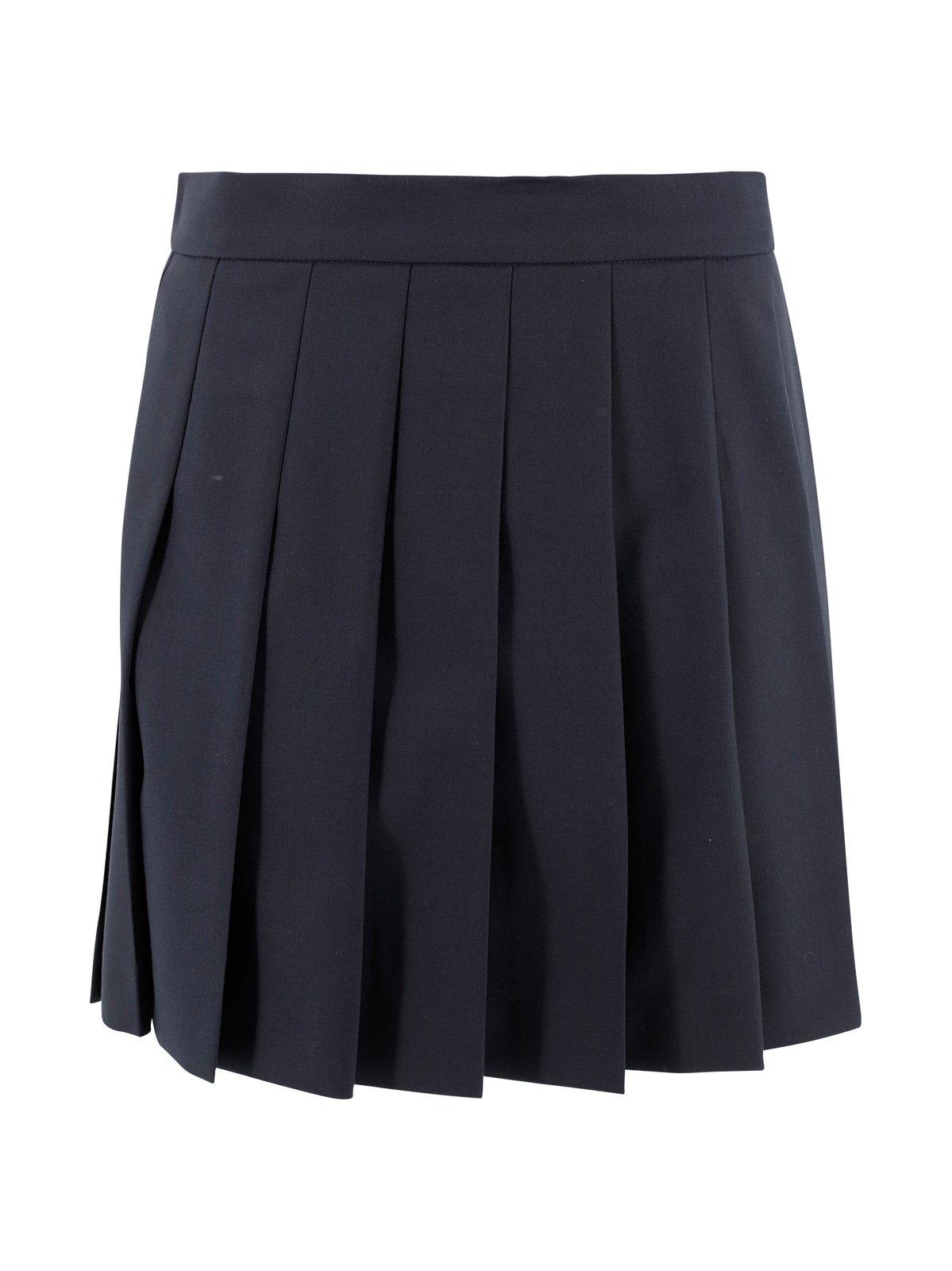 Pleated Mini Skirt