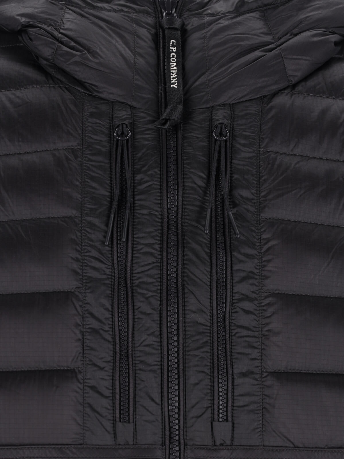 C.p. Company Padded Down Jacket In Black