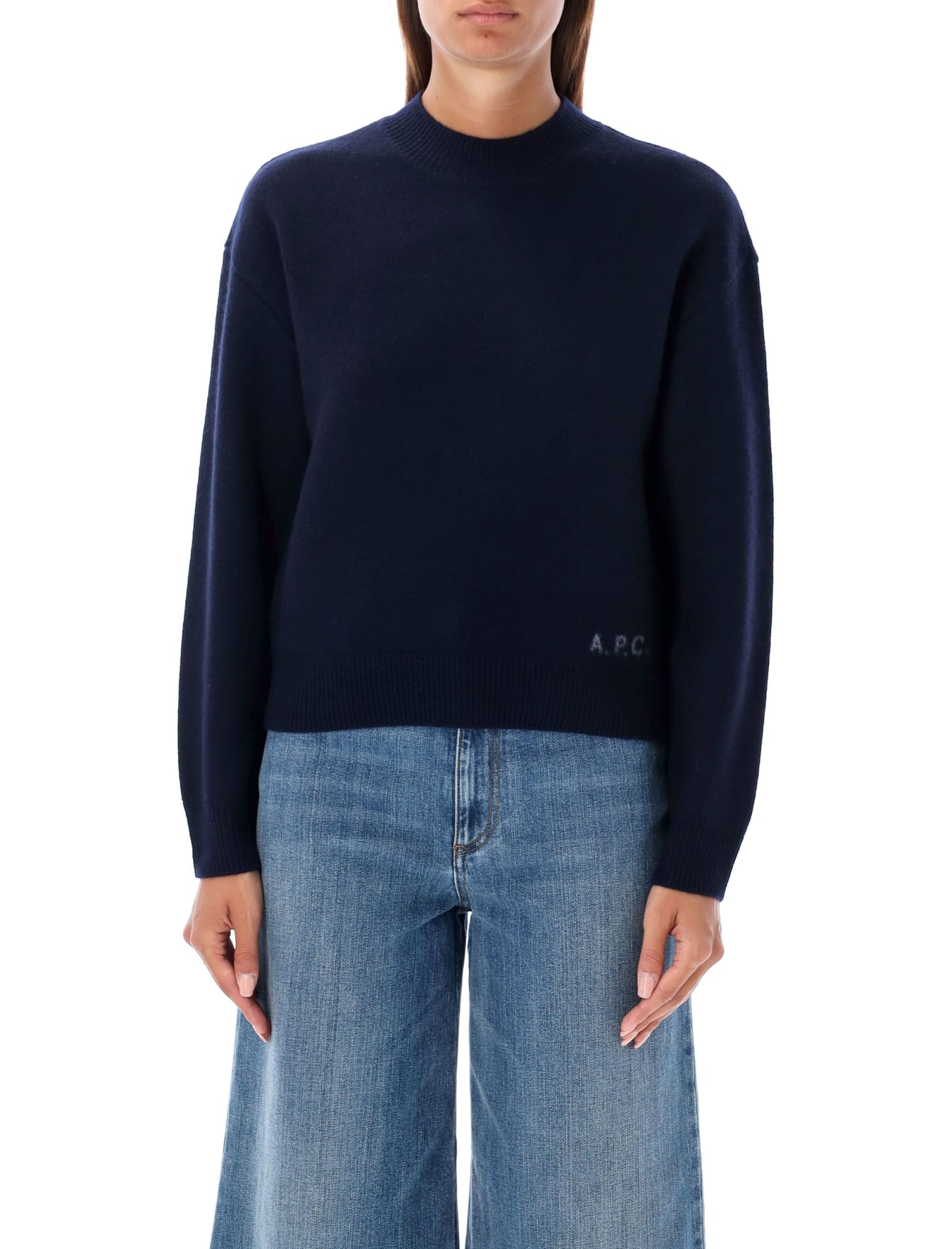 APC ESTHER KNIT CREW NECK 