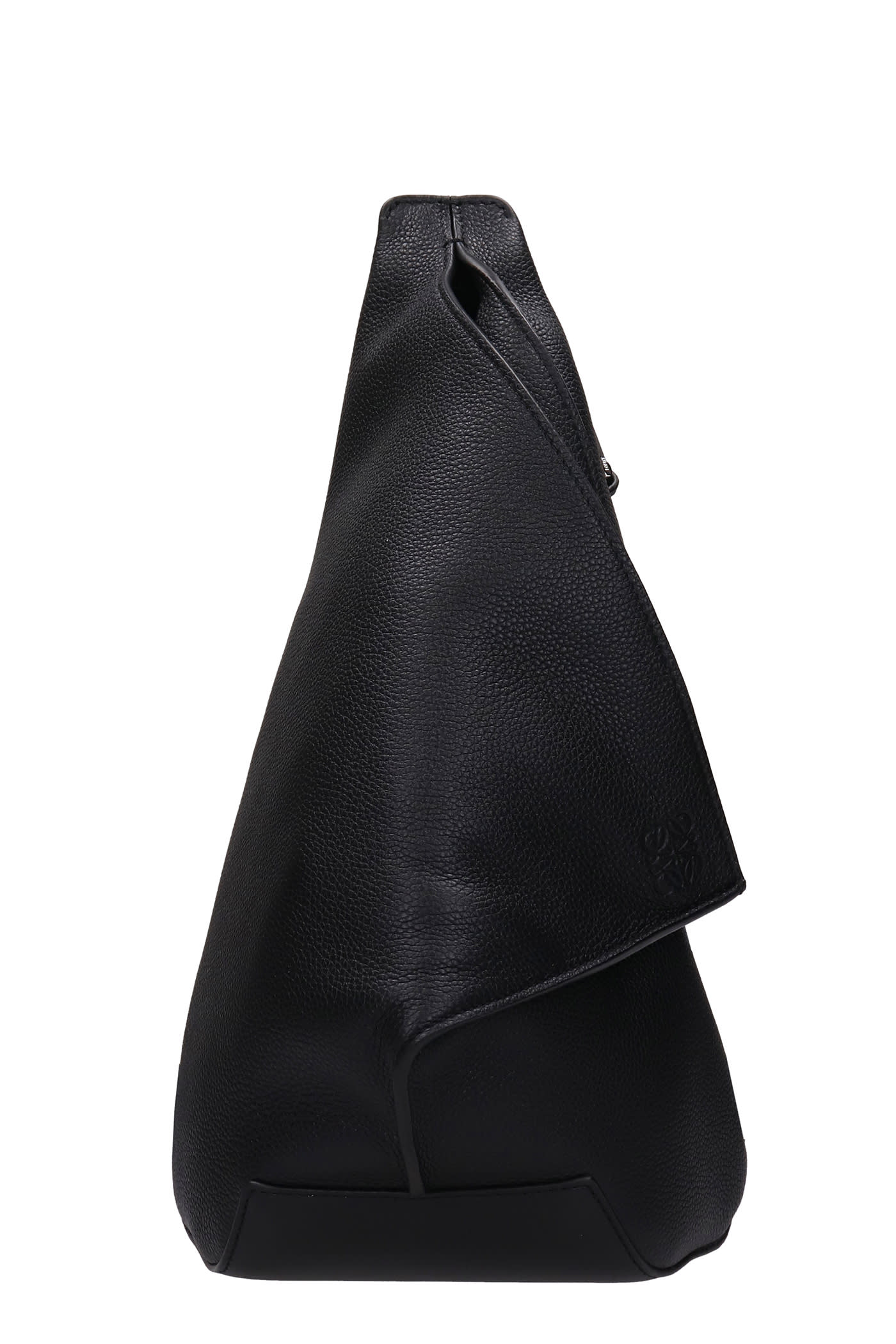 Loewe Anton Sling Shoulder Bag In Black Leather
