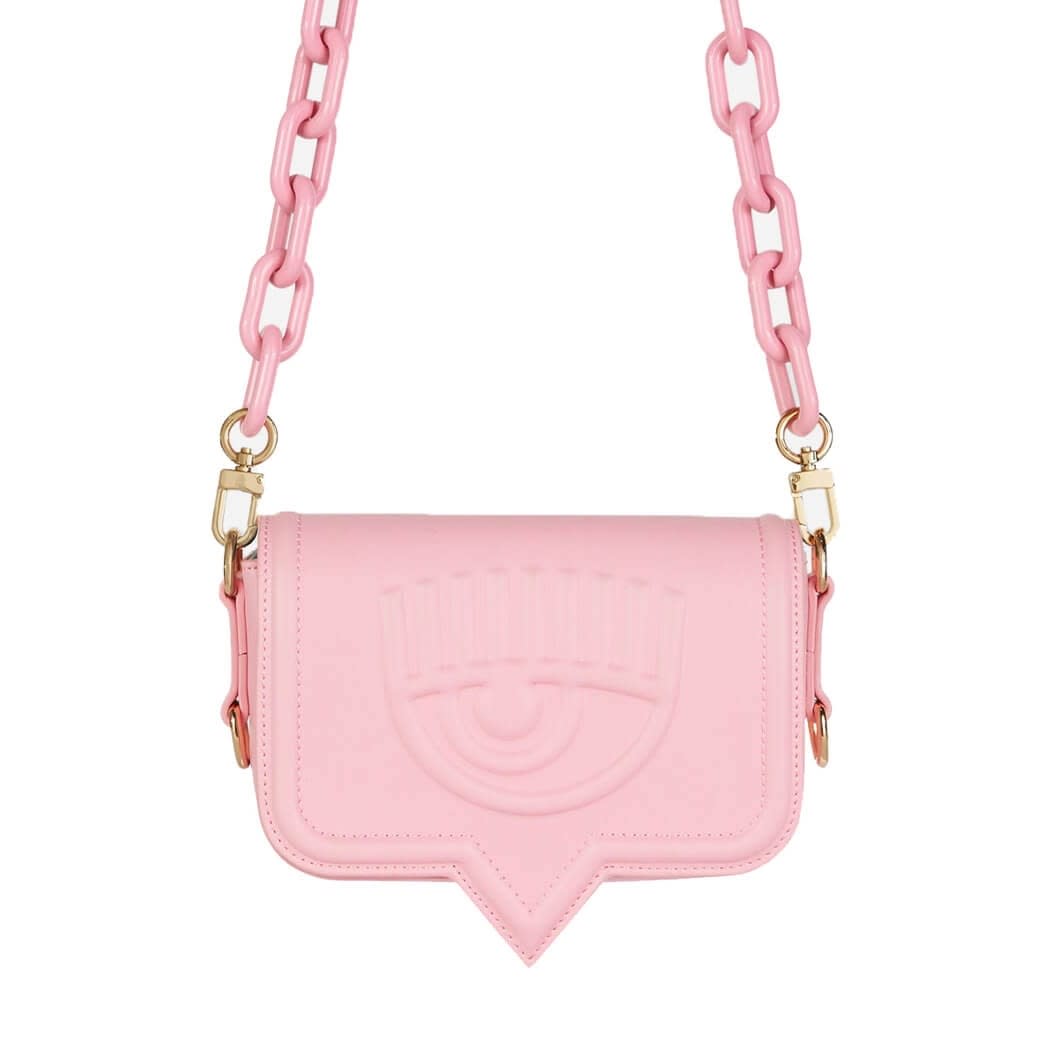Chiara Ferragni Eyelike Pink Small Crossbody Bag