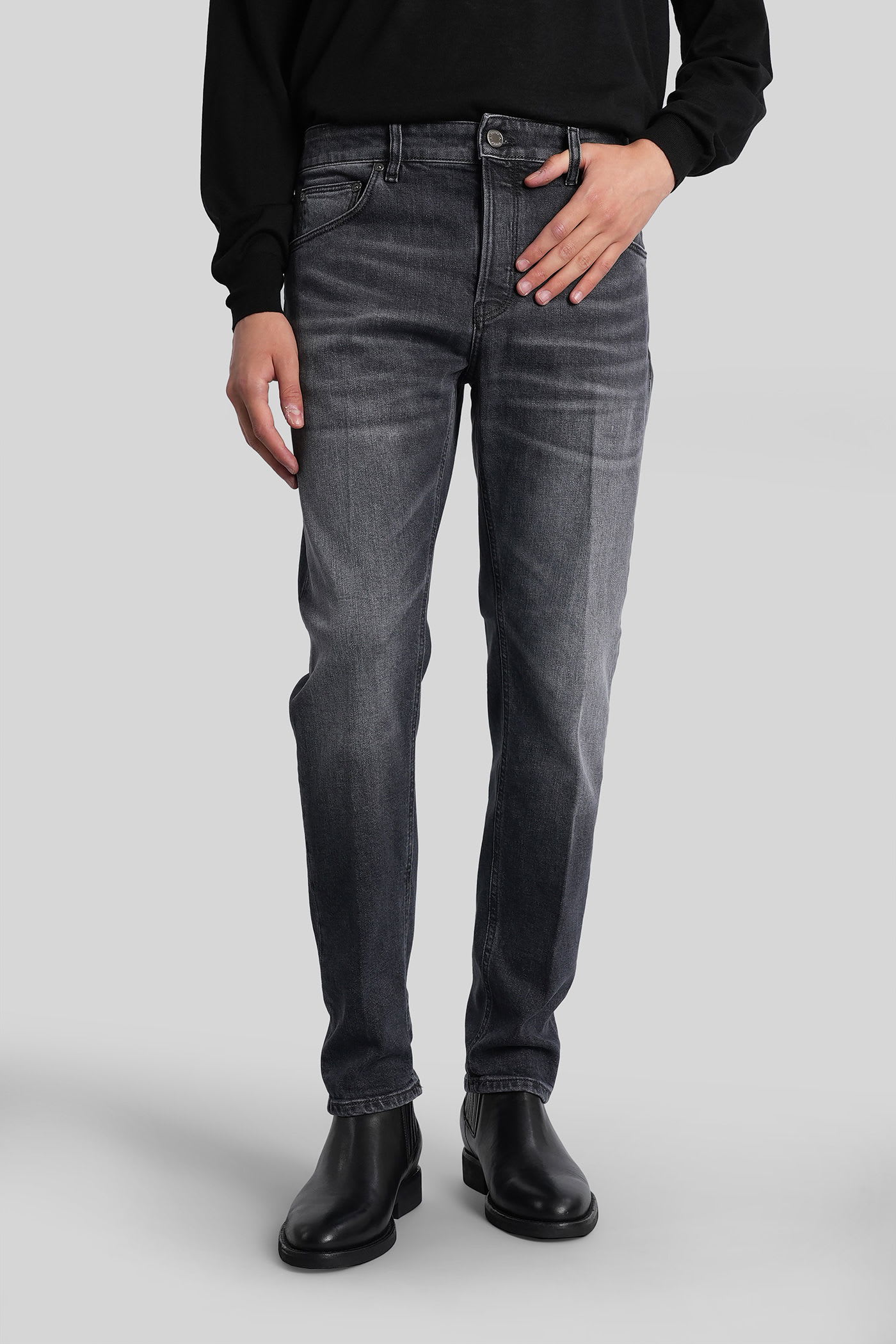 Pt Torino Ca2430 Jeans In Black Denim In Black