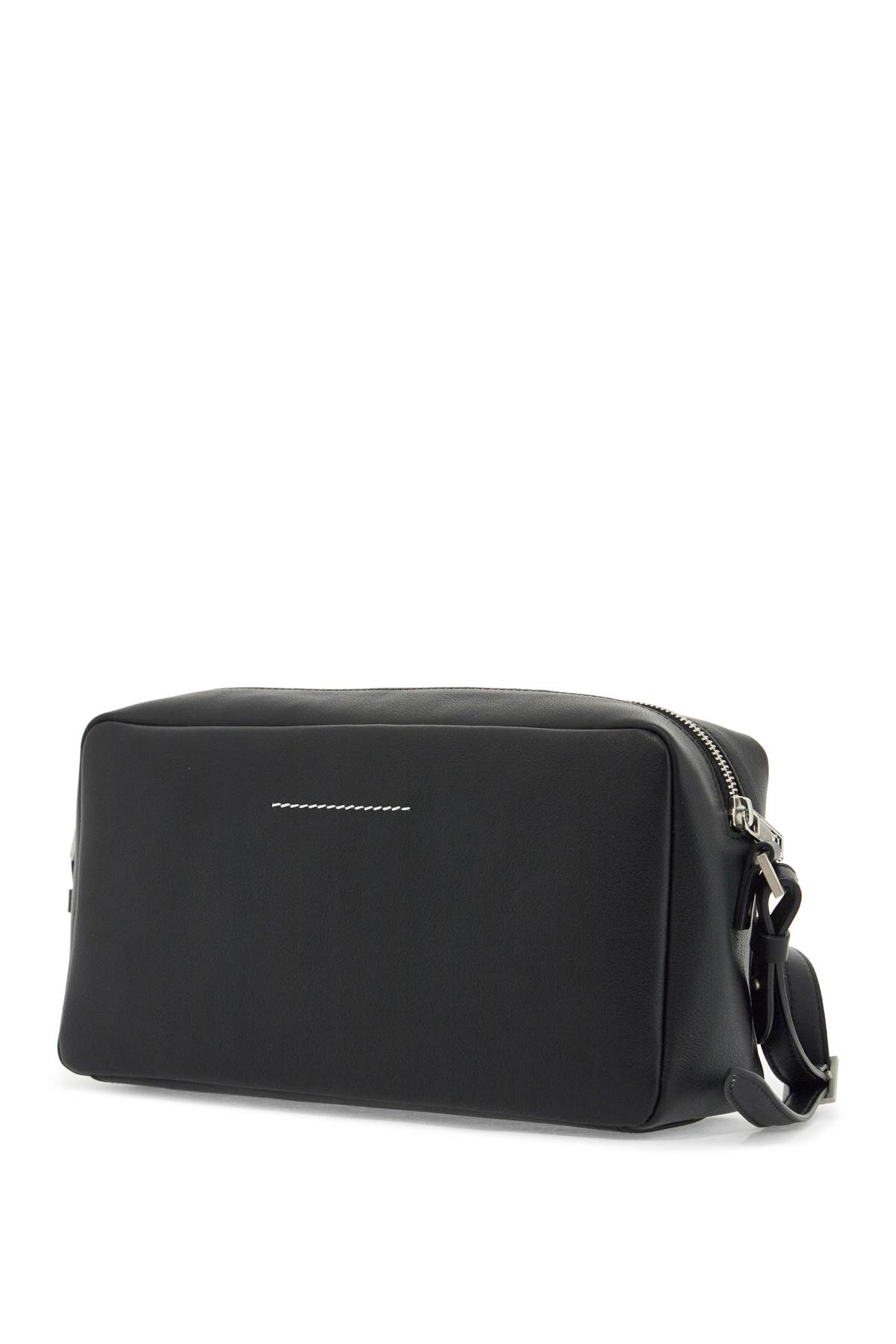 Shop Mm6 Maison Margiela Numeric Long Shoulder Bag In Black (black)