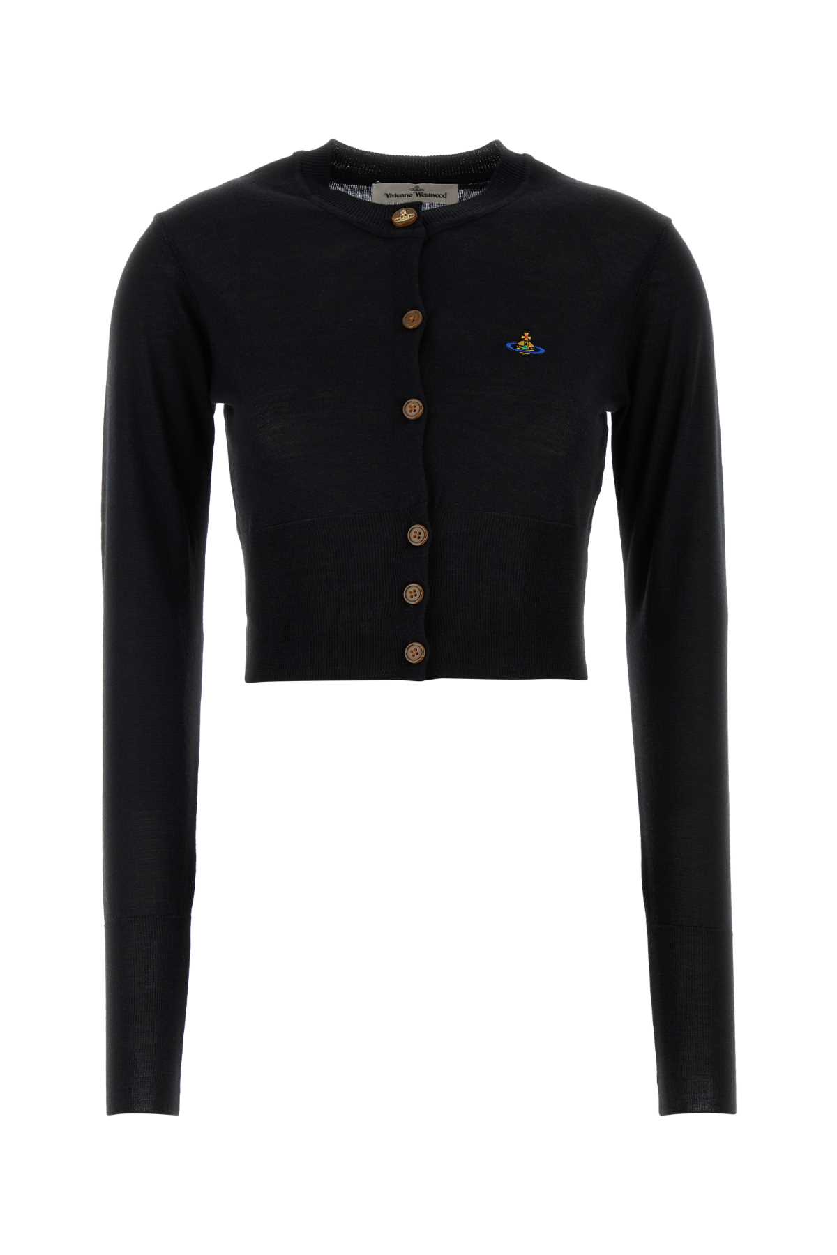 Vivienne Westwood Black Wool Bea Cardigan