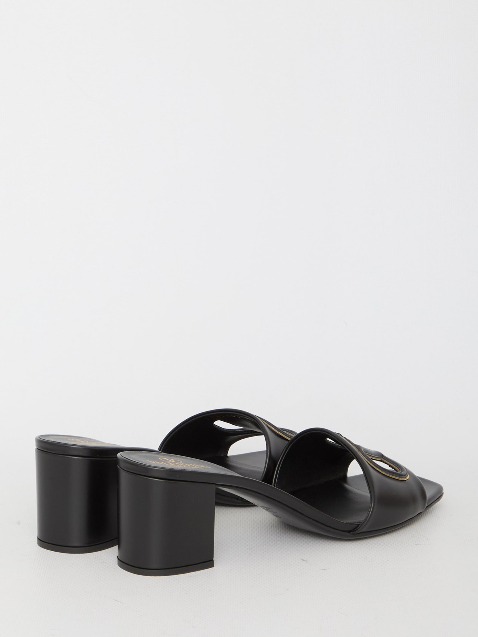 VALENTINO GARAVANI SLIDE VLOGO SIGNATURE SANDALS 