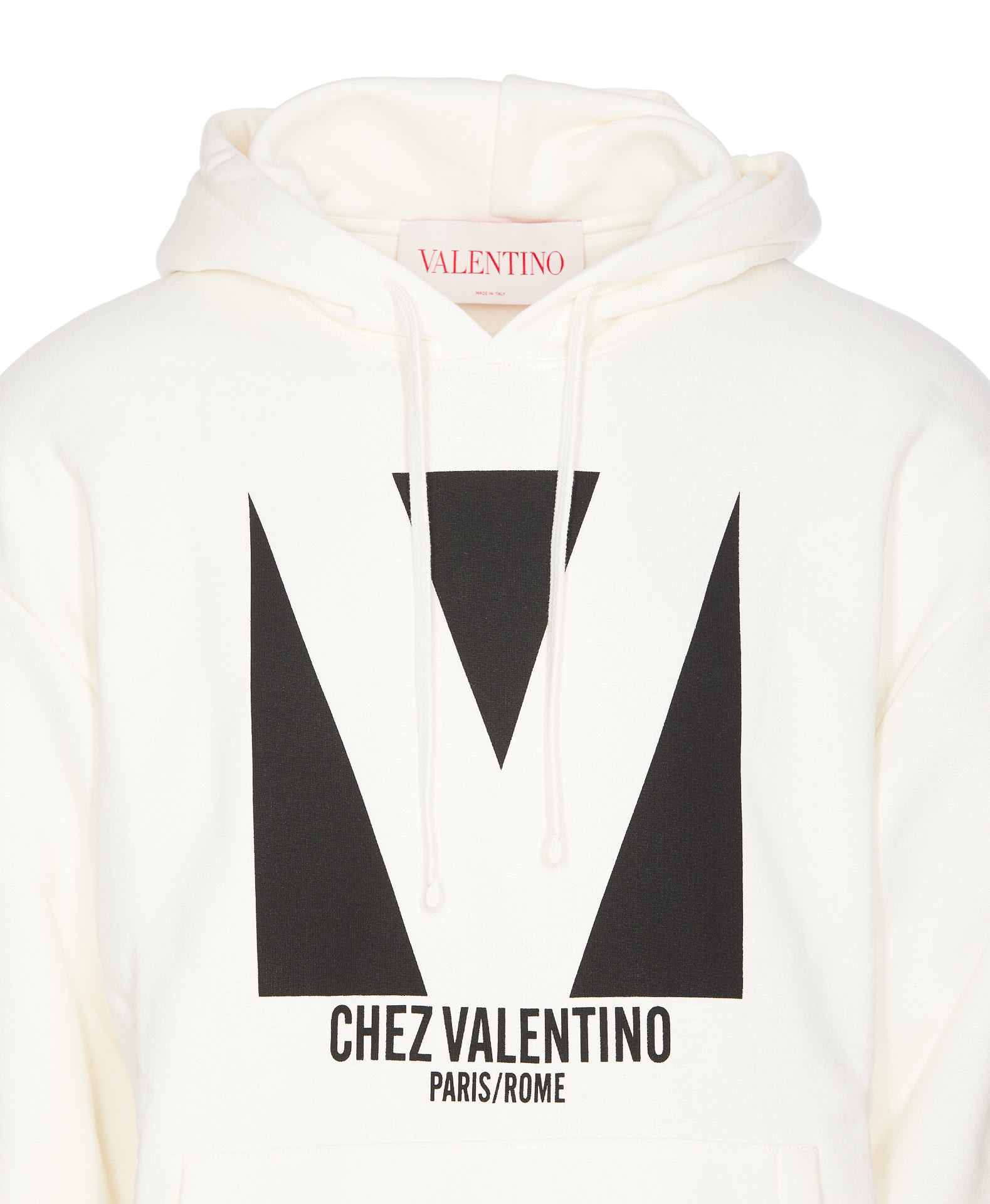Valentino Garavani White Cotton Sweatshirt In White