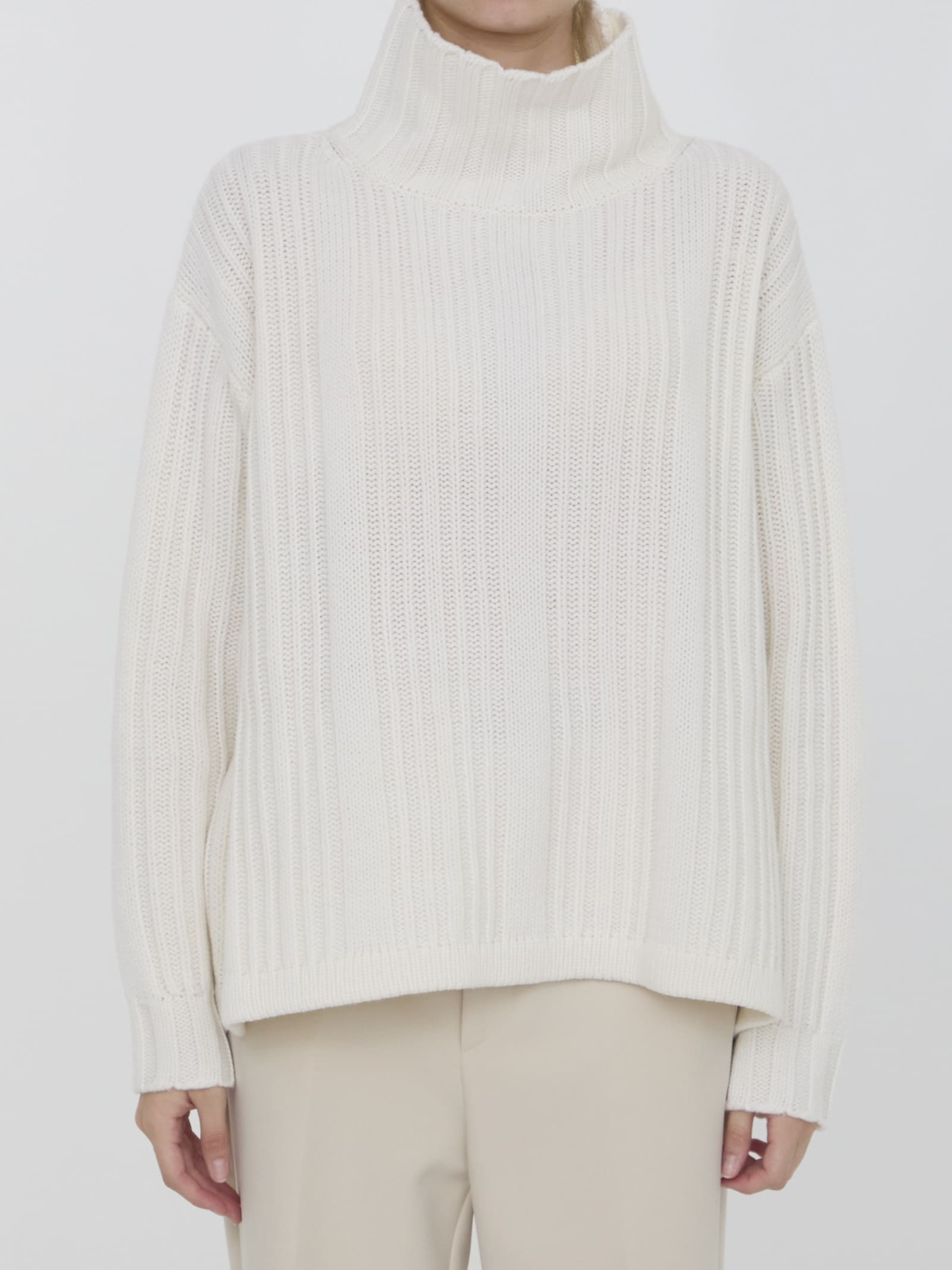 Shop Max Mara Vitalba Sweater In White