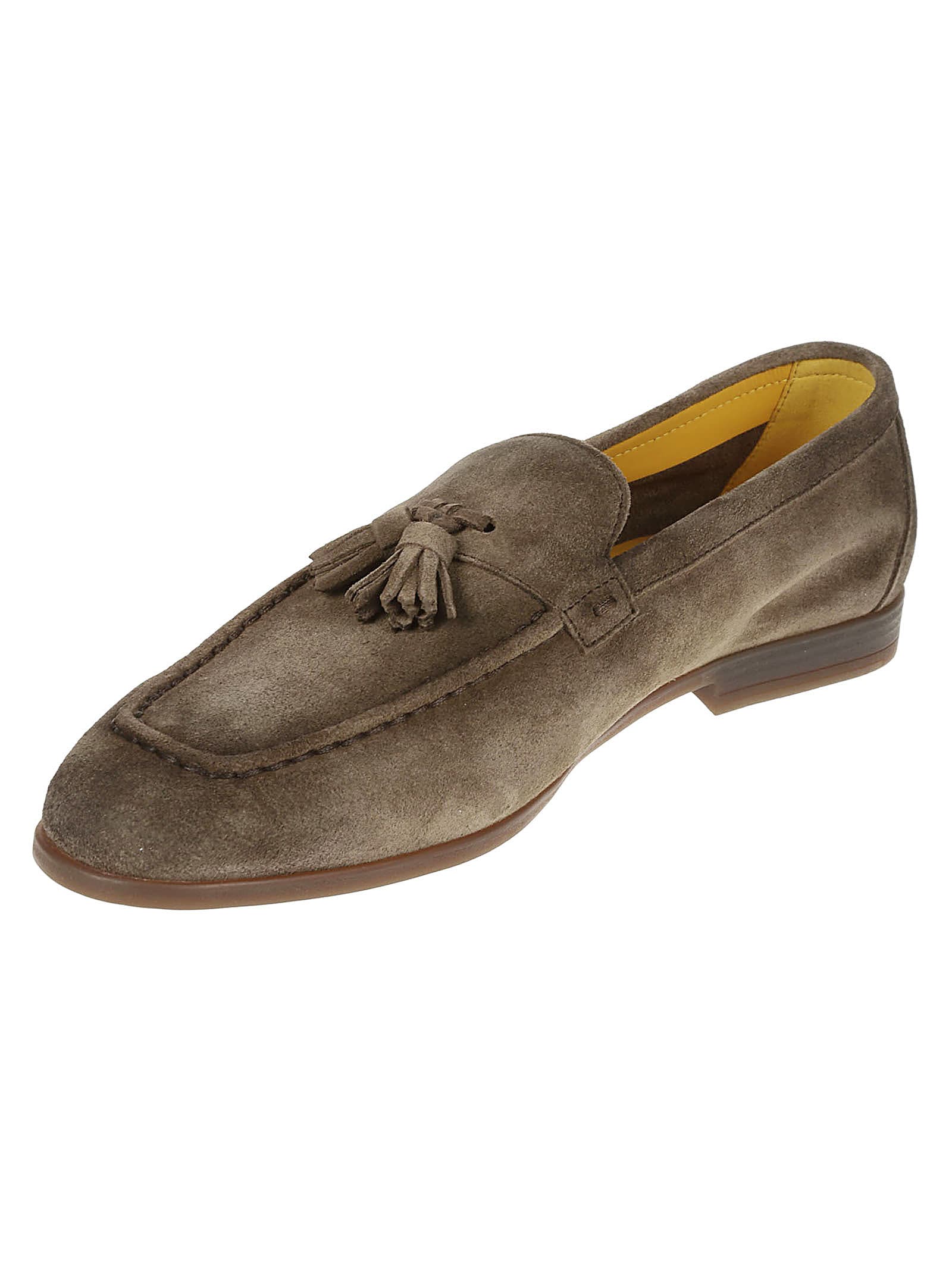 Shop Doucal's Tassel Loafer In Duke Caffe