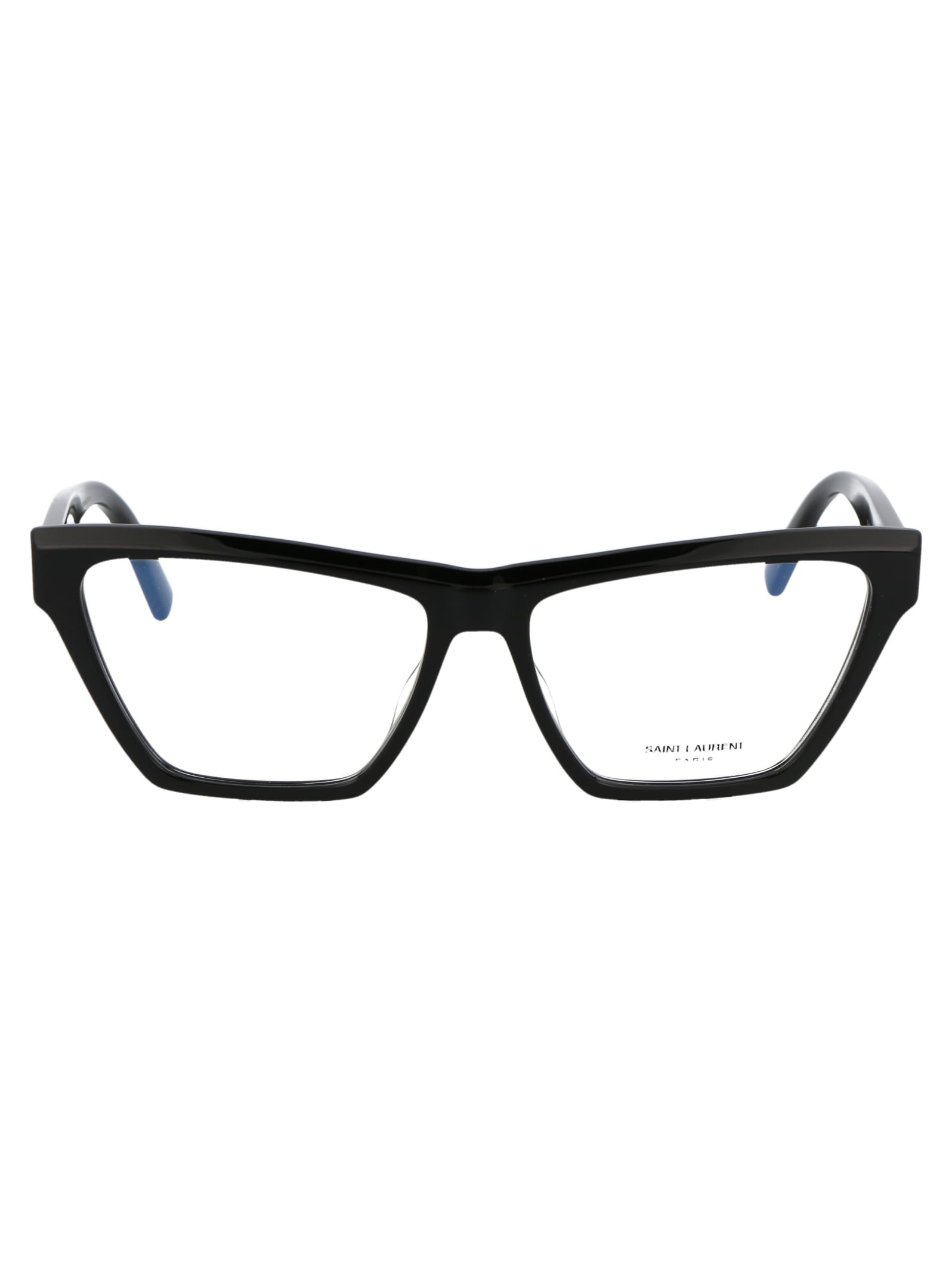 Saint Laurent Sl M103 Opt Glasses In 002 Black Black Transparent