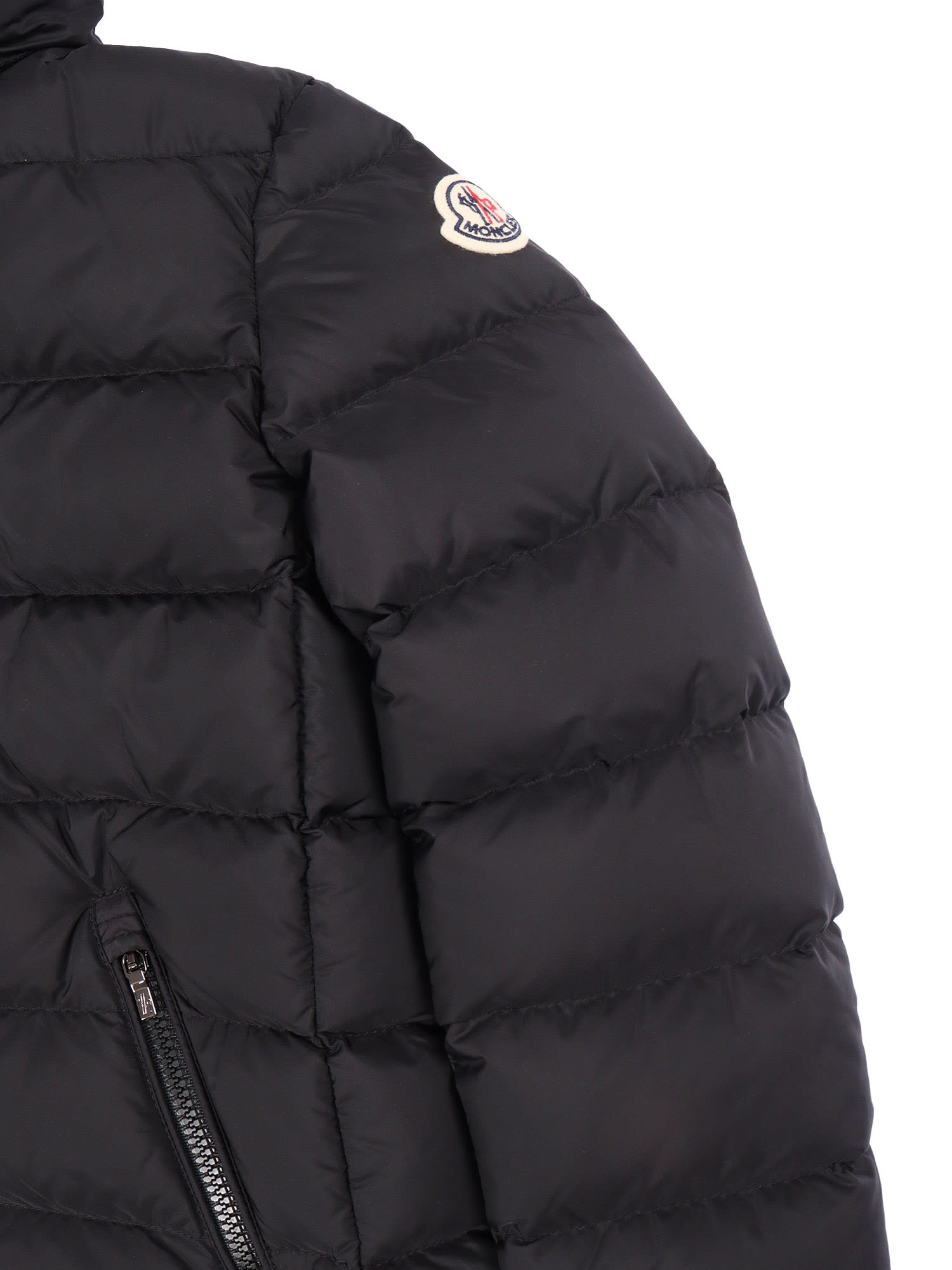 Moncler Abelle Long Coat In Black