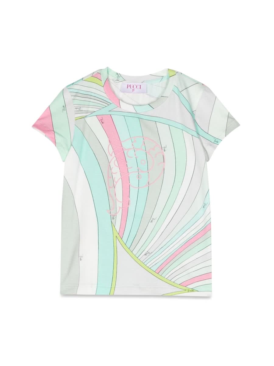Pucci Kids' Fancy Mc T-shirt In Multi