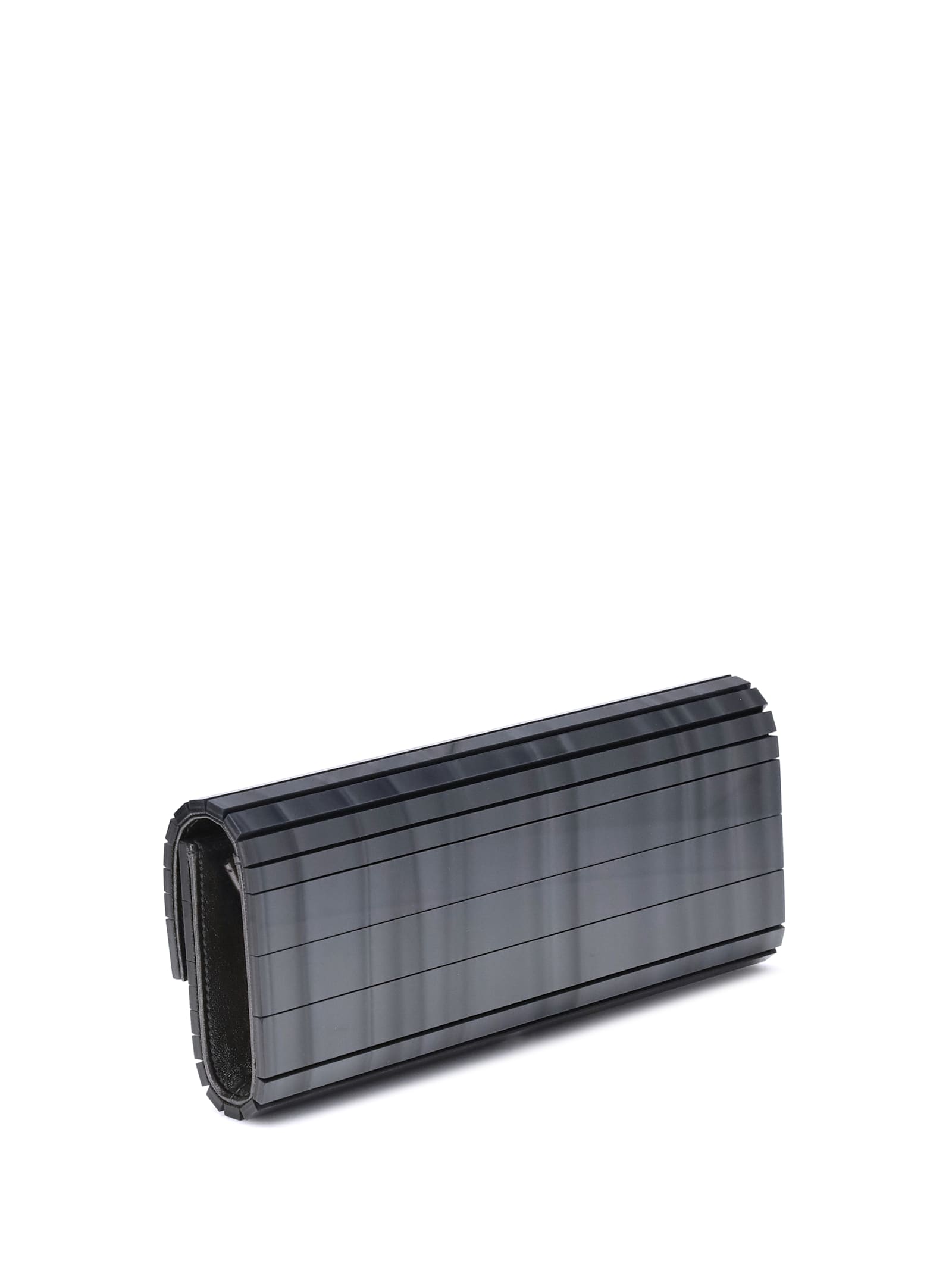Jimmy Choo Sweetie Mother-of-pearl Plexiglass Clutch Bag In Gray