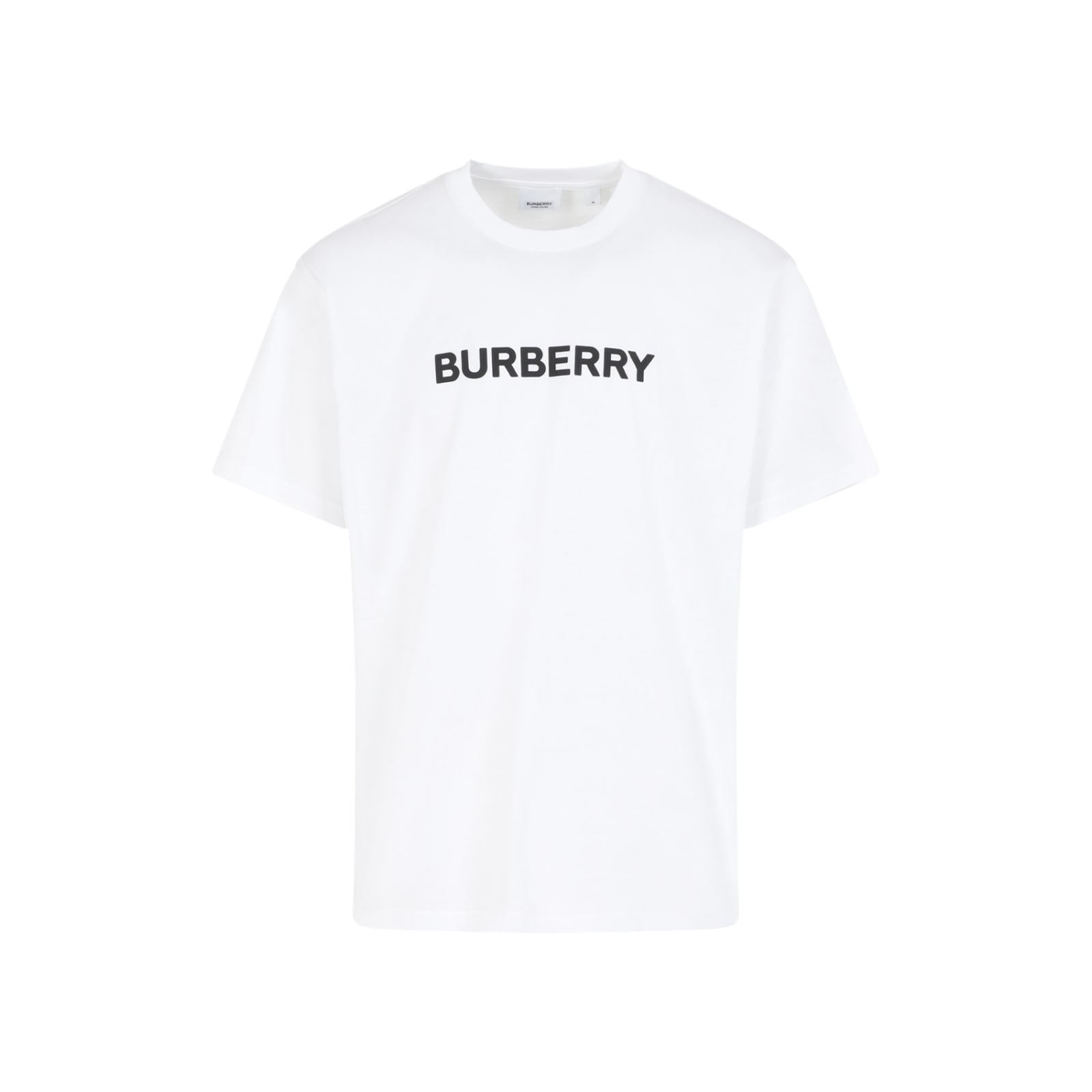 Shop Burberry Harriston T-shirt In White