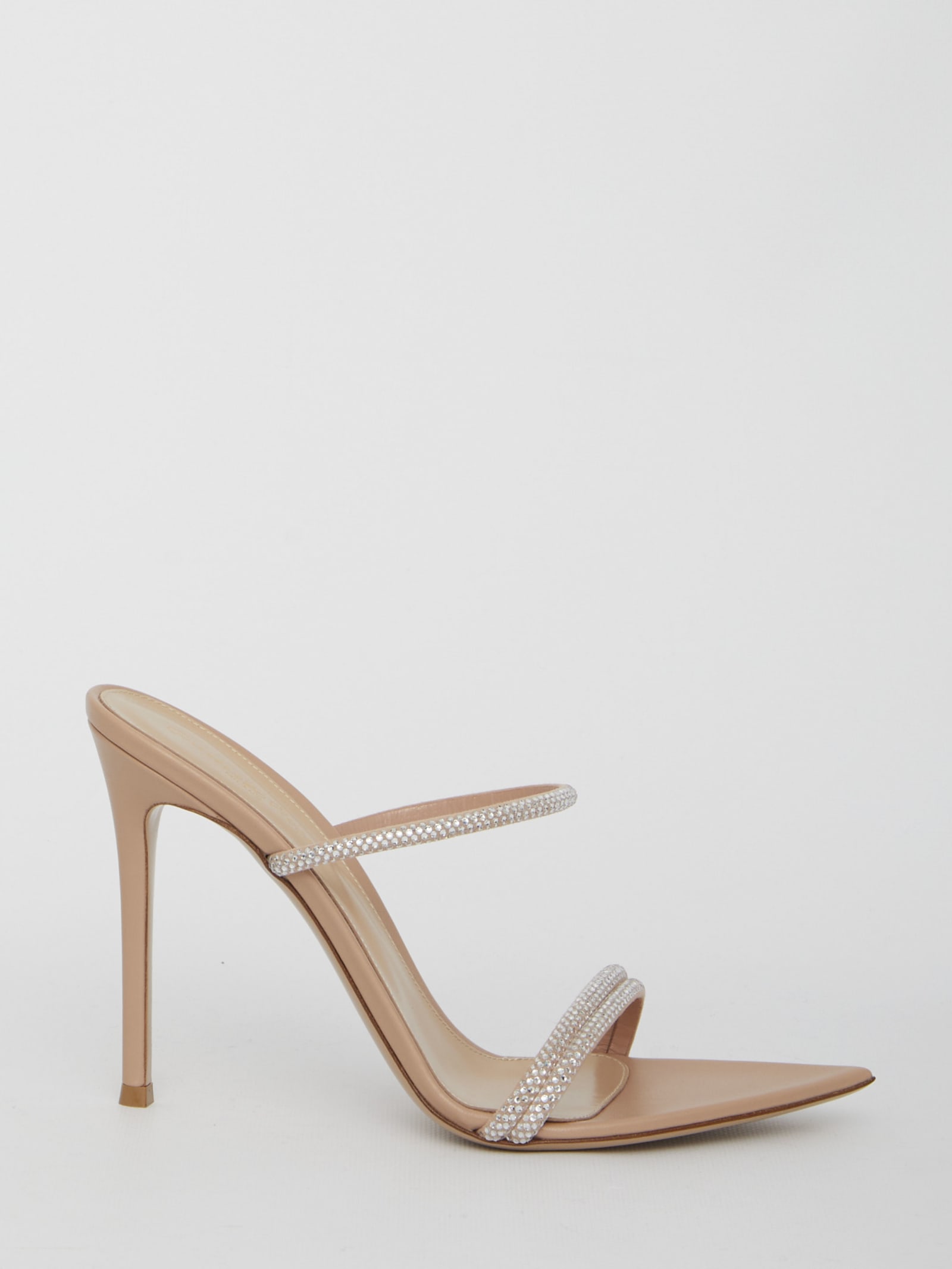 Gianvito Rossi Cannes Sandals In Nude | ModeSens