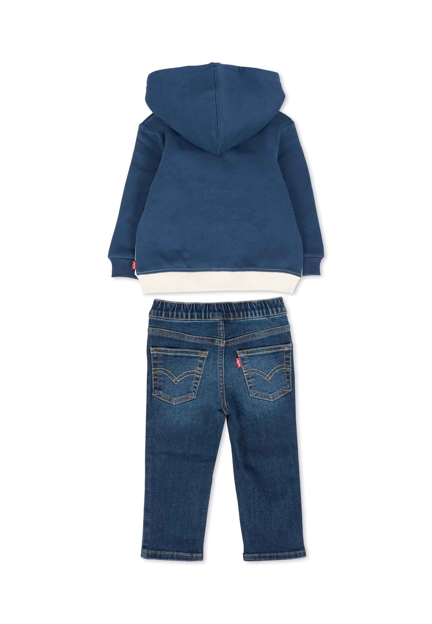 Levi's Red Suit For Baby Boy With Logo In Multi