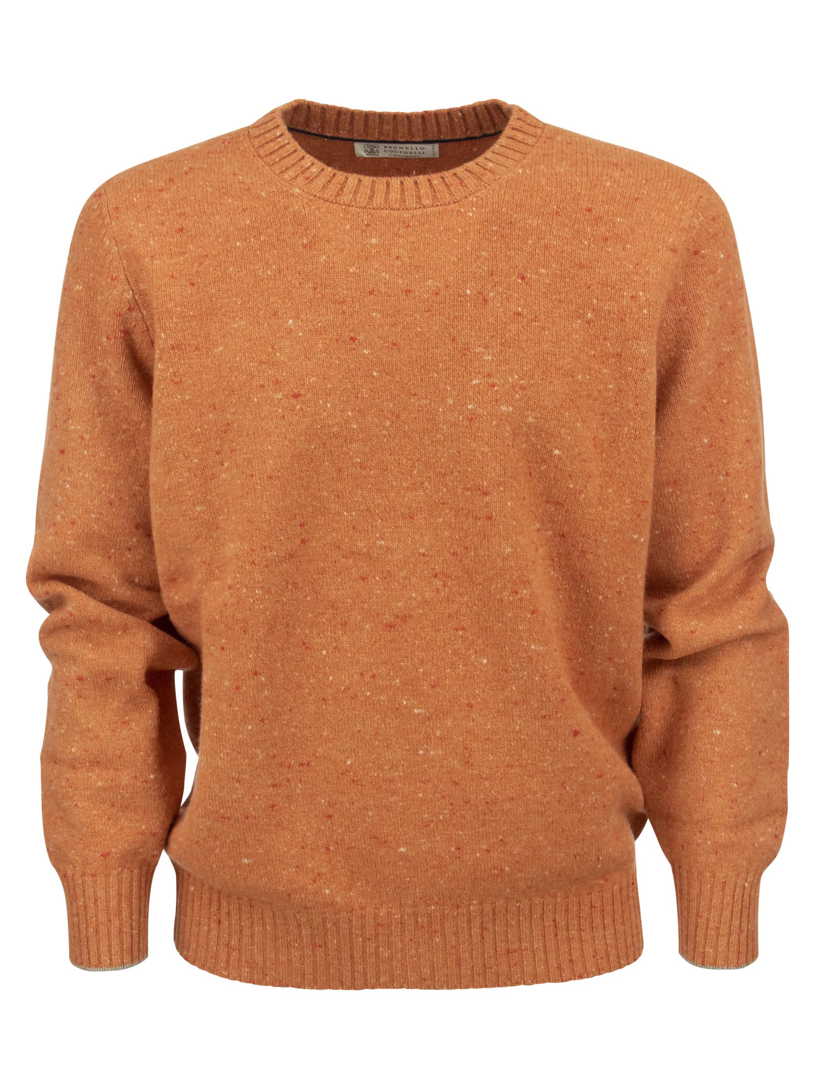 Brunello Cucinelli Crew-neck Sweater In Wool And Cashmere Mix