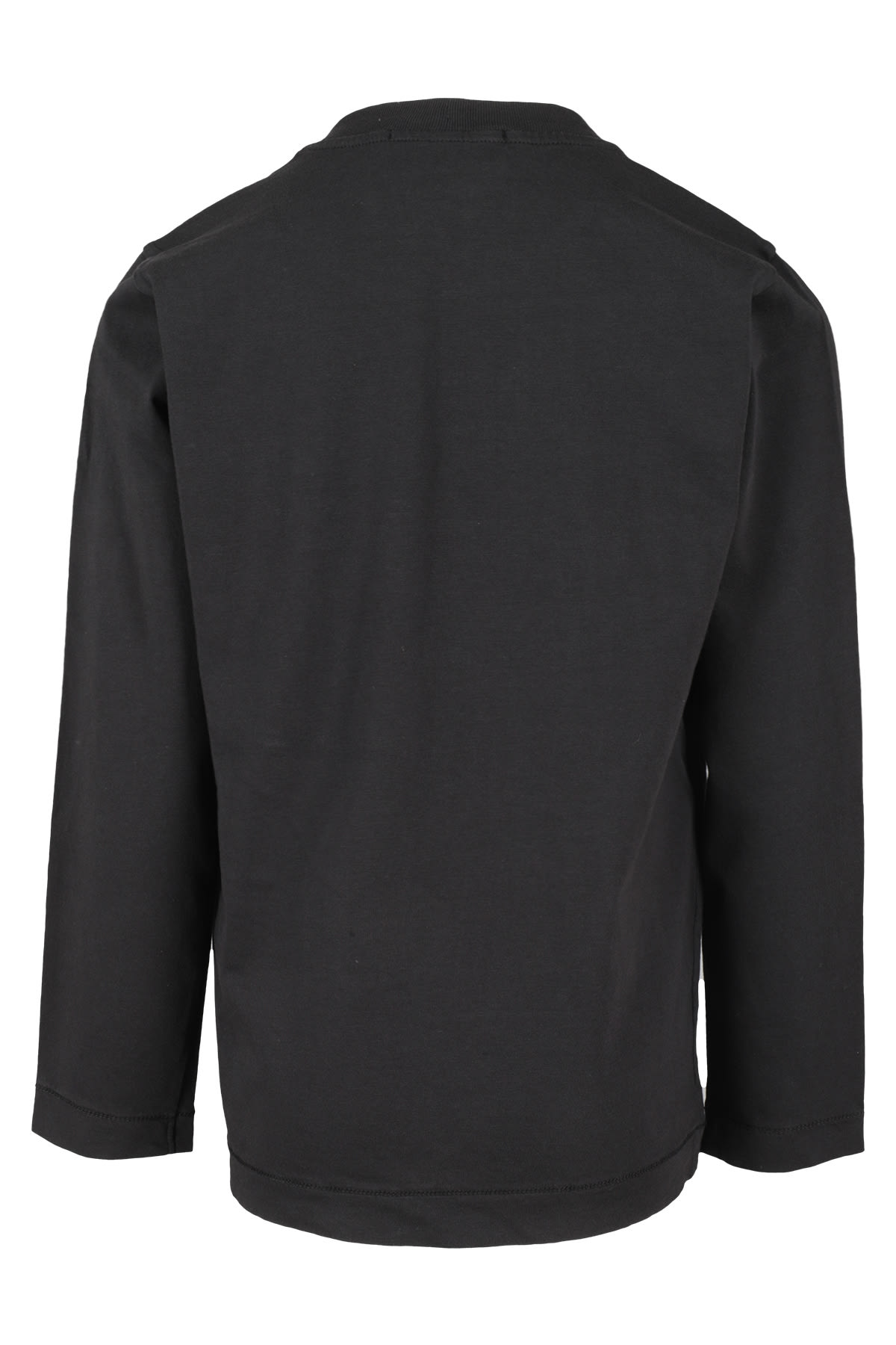 Shop Stone Island Junior T Shirt M Lunga In Black