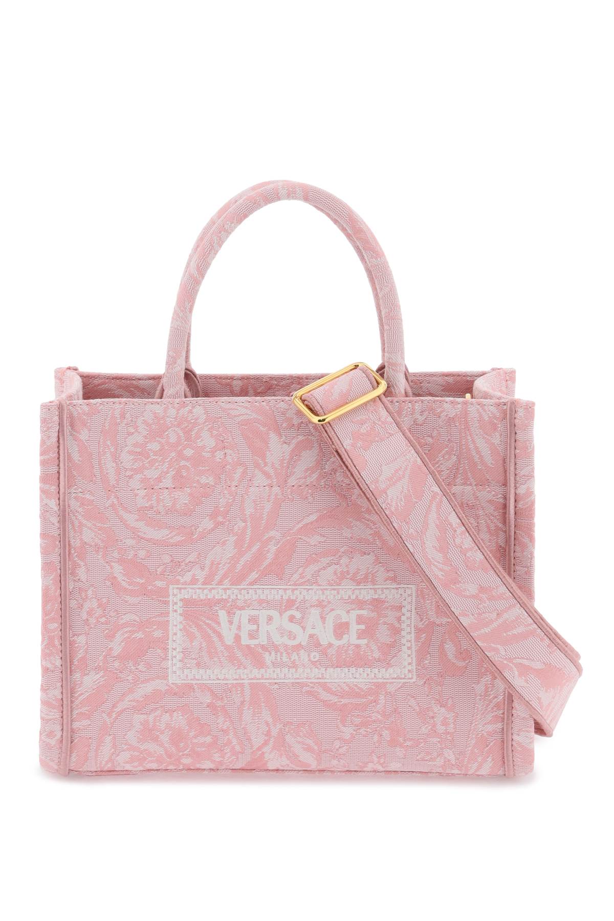 Versace Pink Woven Bag