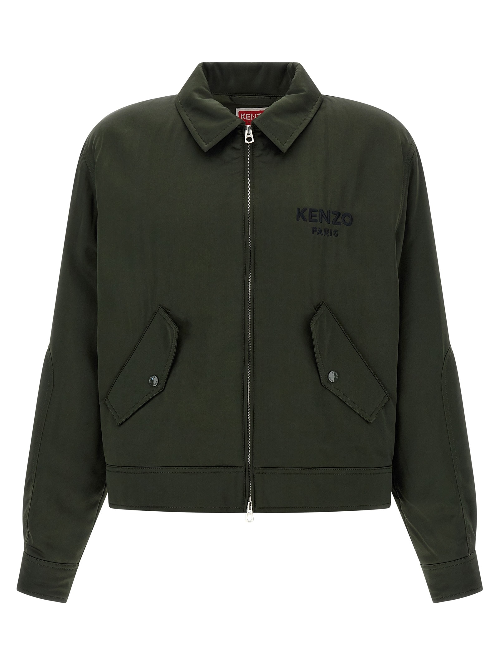 Kenzo Boke Flower Padded Jacket In Green