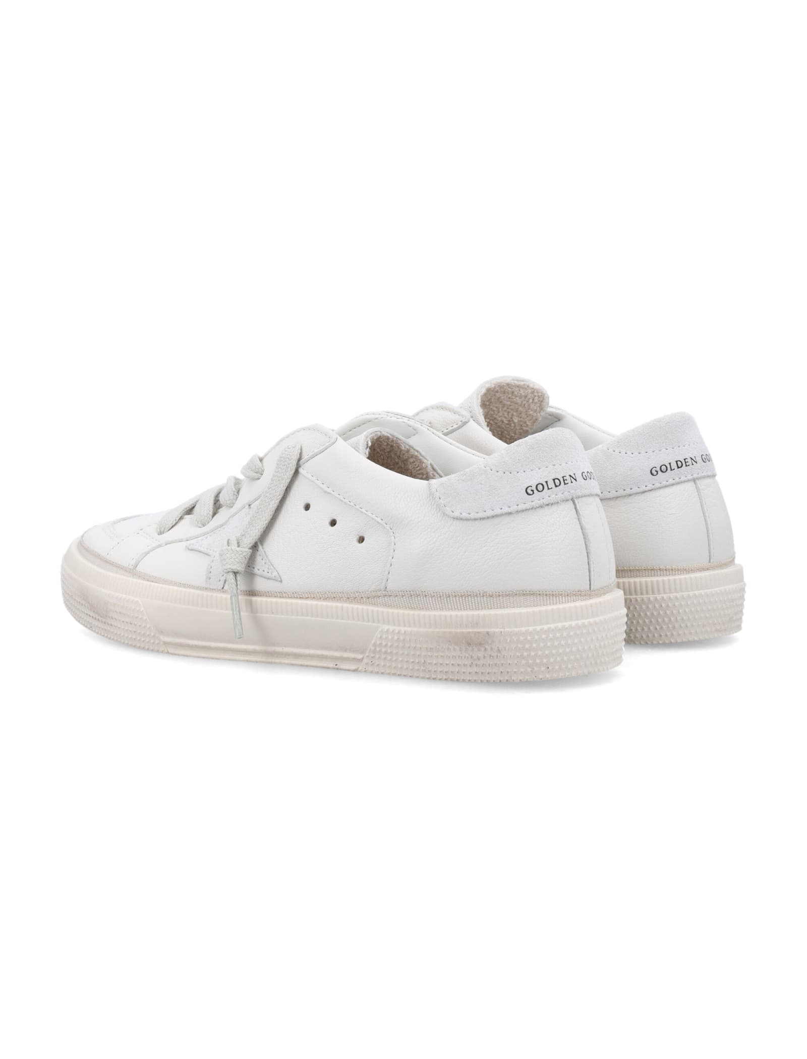 Golden Goose May Sneakers In Optic White