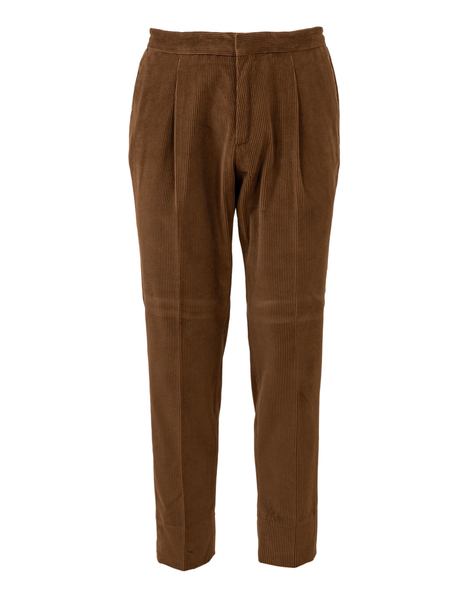 Z Zegna cotton trousers. Regular waist