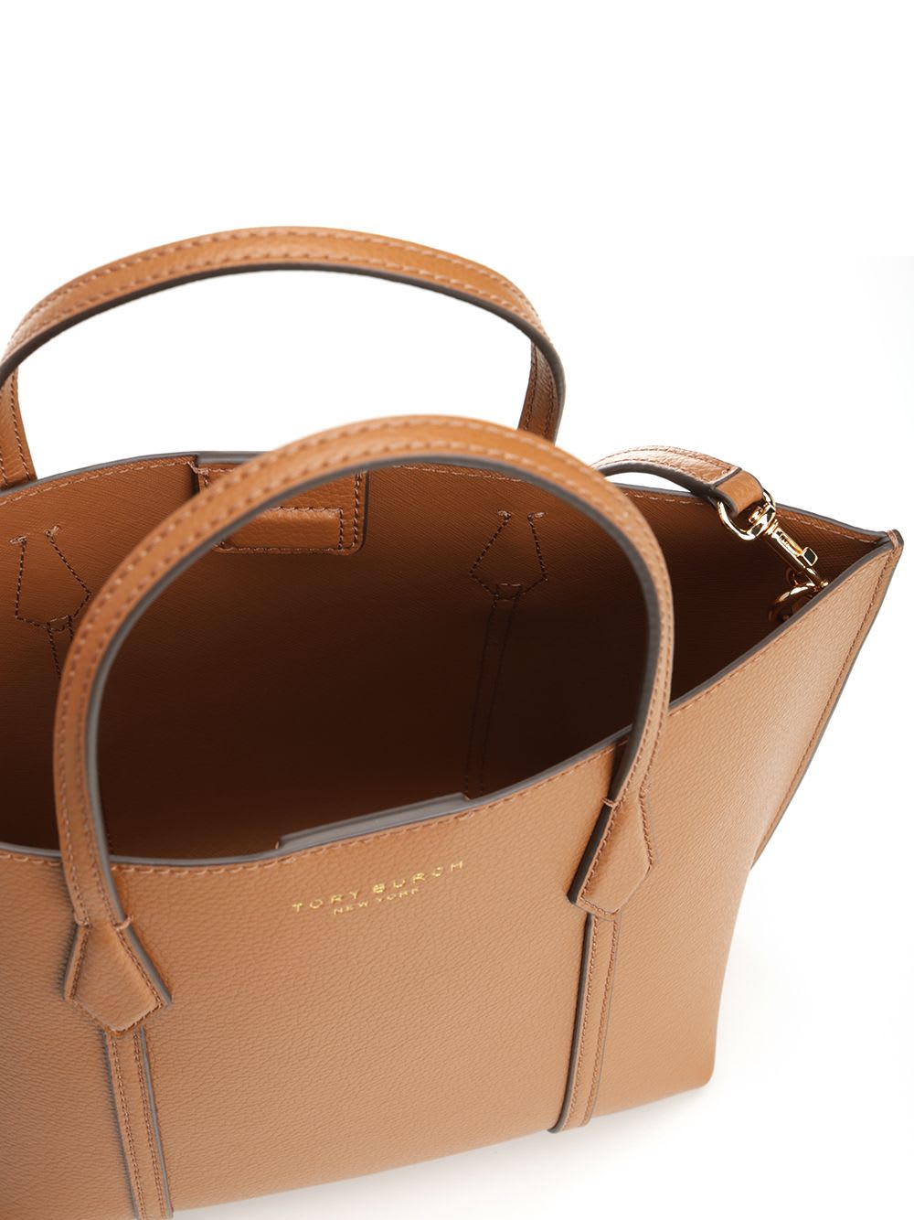 Tory Burch Perry Small Tote Bags In Brown