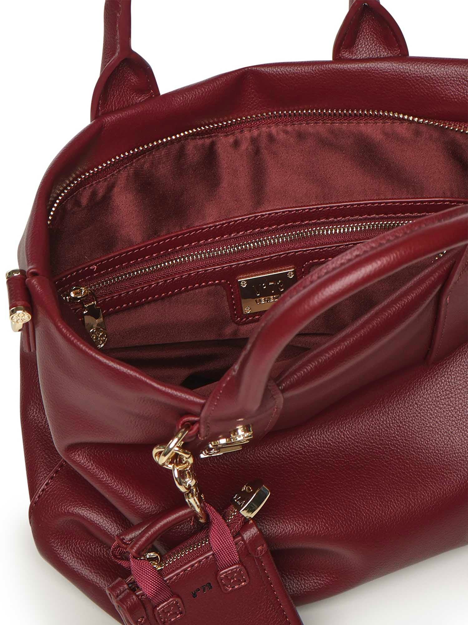 V73 Matilda Shopping Bag In Burgundy