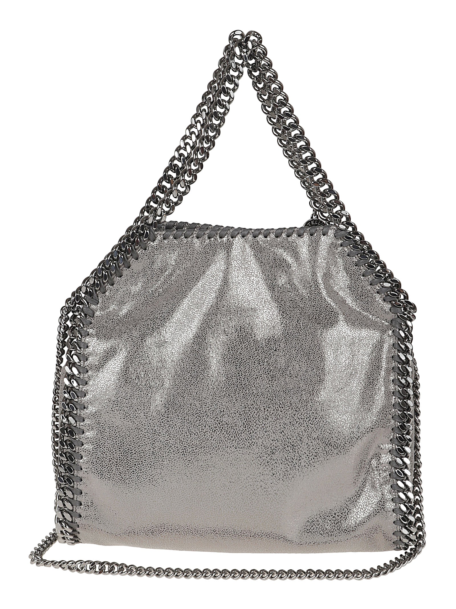 Stella Mccartney Mini Tote Falabella In Silver