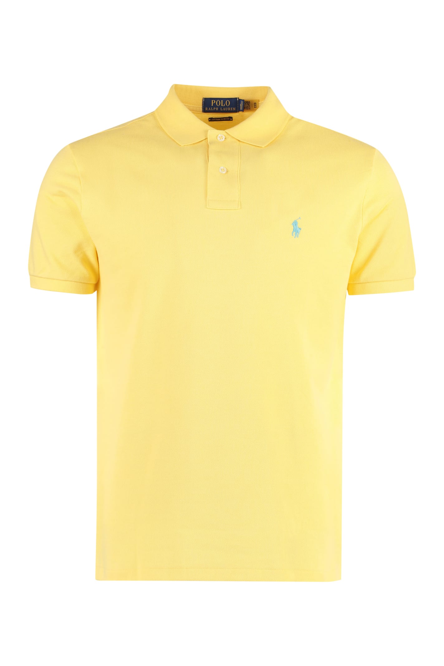 Polo Ralph Lauren Ralph Lauren Slim Fit Polo T Shirt Yellow In Yellow