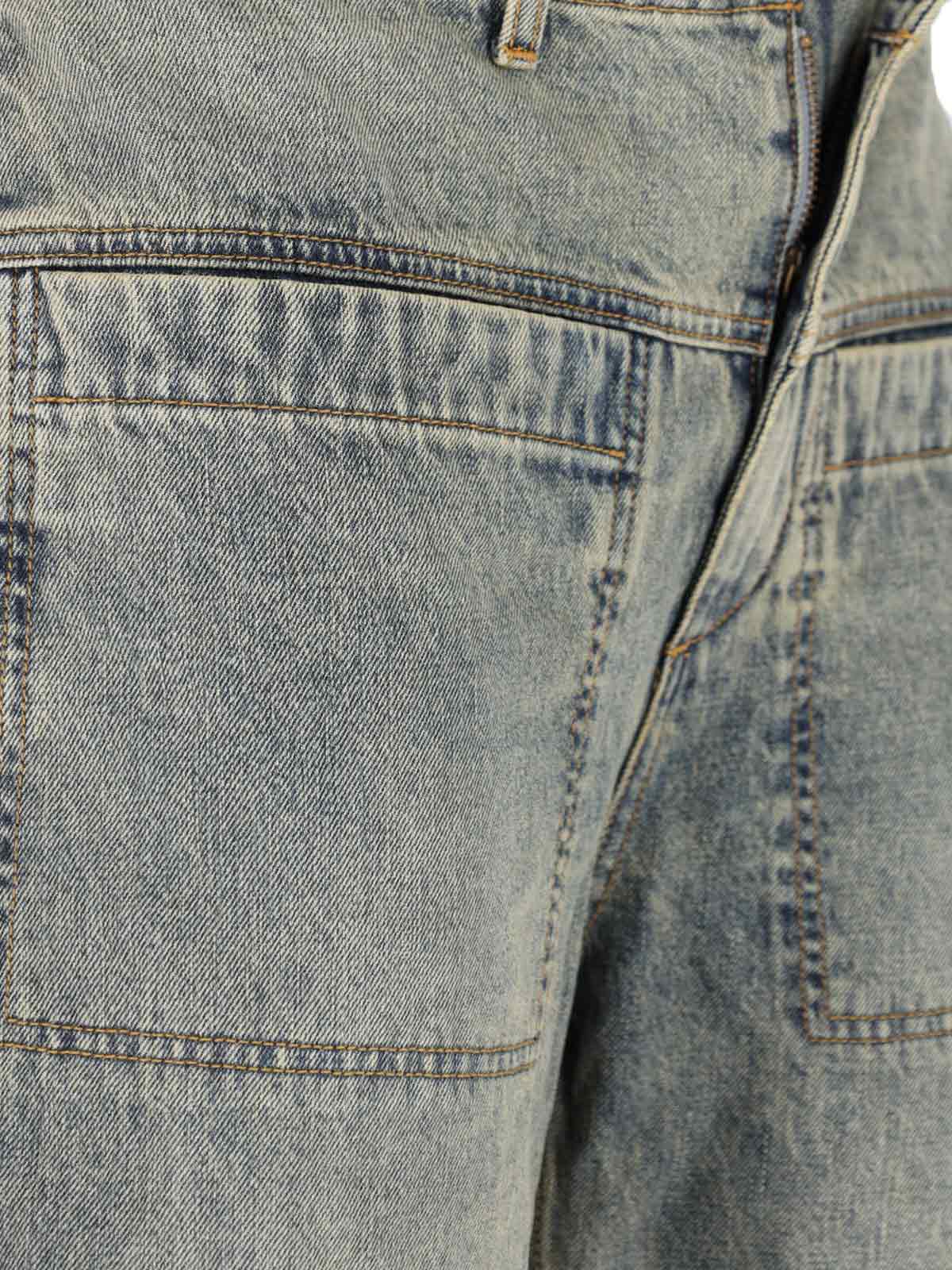 Entire Studios Asset Curved Jeans In Green