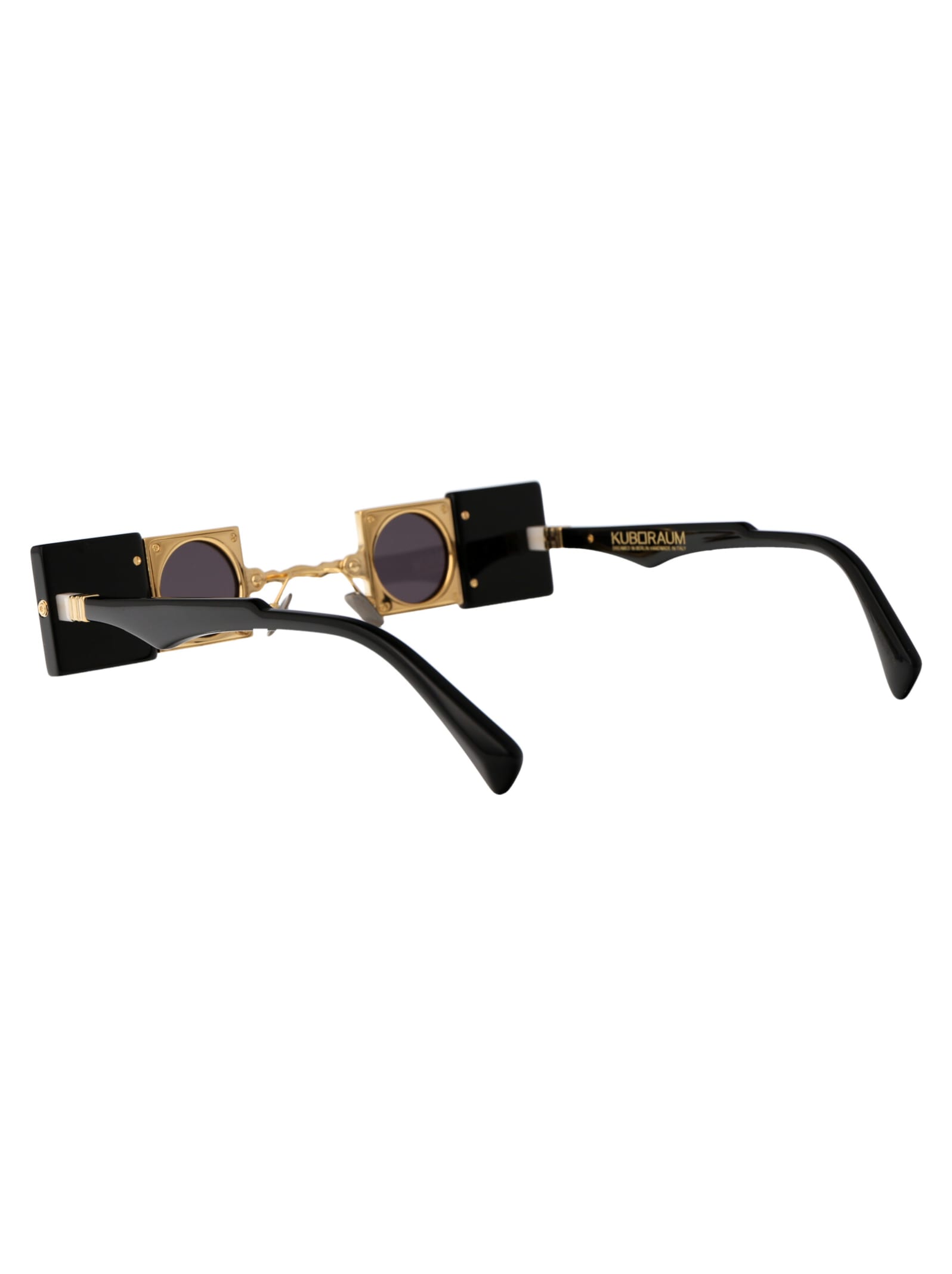 Shop Kuboraum Maske Q50 Sunglasses In Gd Bs Grey
