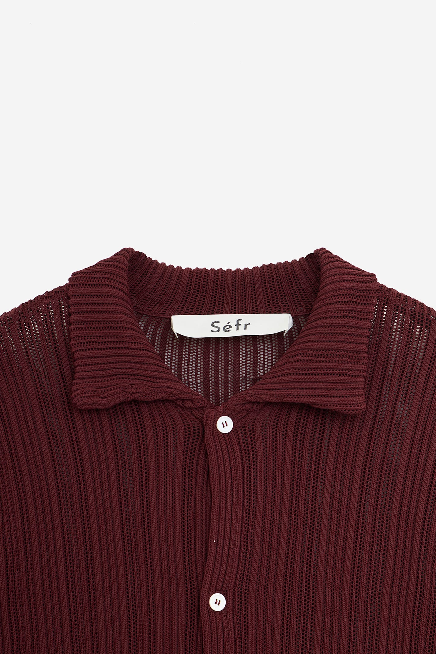 Séfr Jacques Shirt In Burgundy
