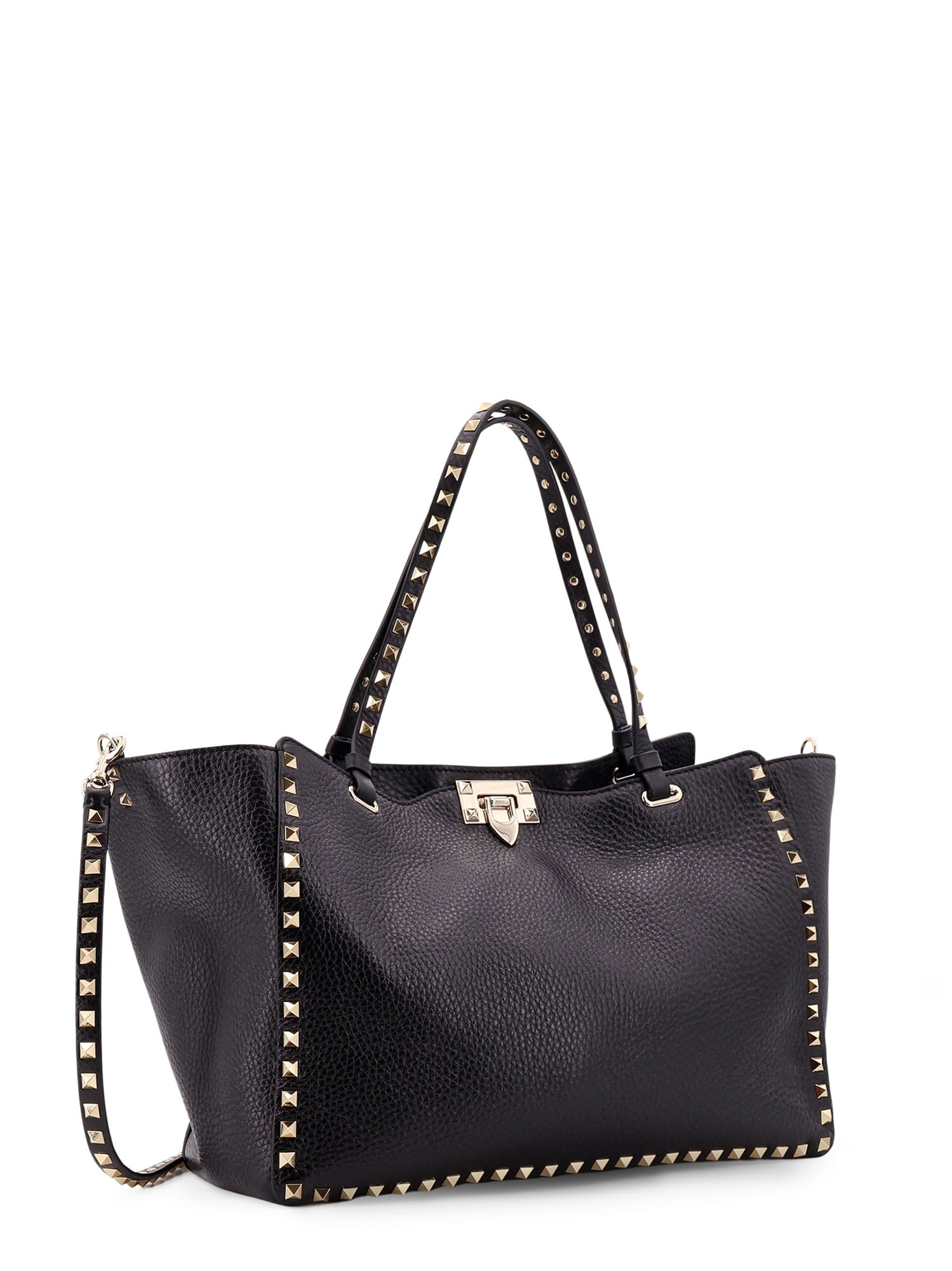 Shop Valentino Shoulder Bag In Black