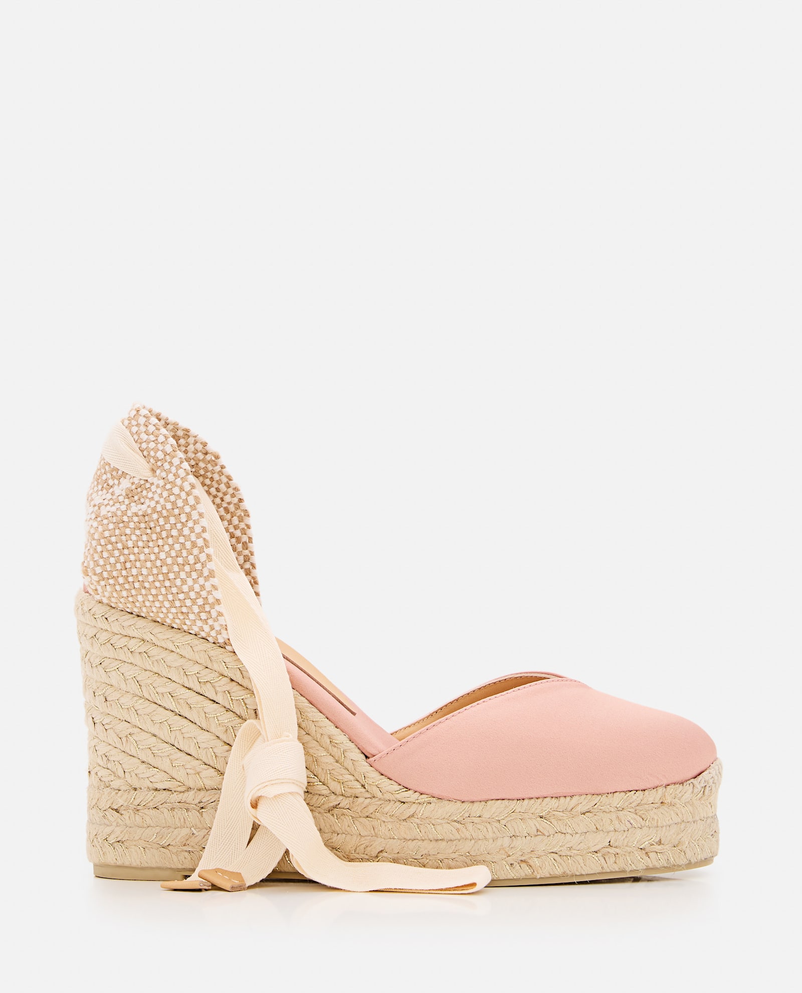 Shop Castaã±er Espadrillas Wedge In Pink