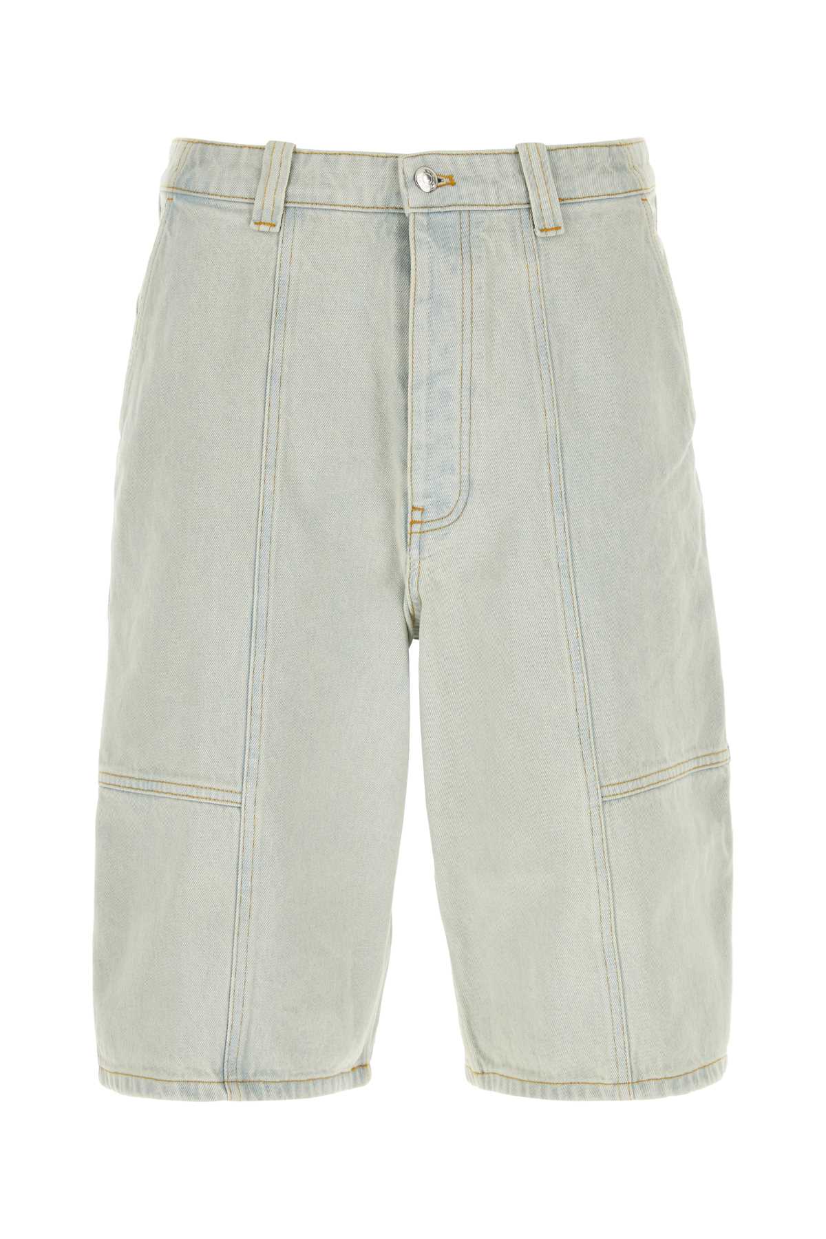 Maison Kitsuné Denim Bermuda Shorts