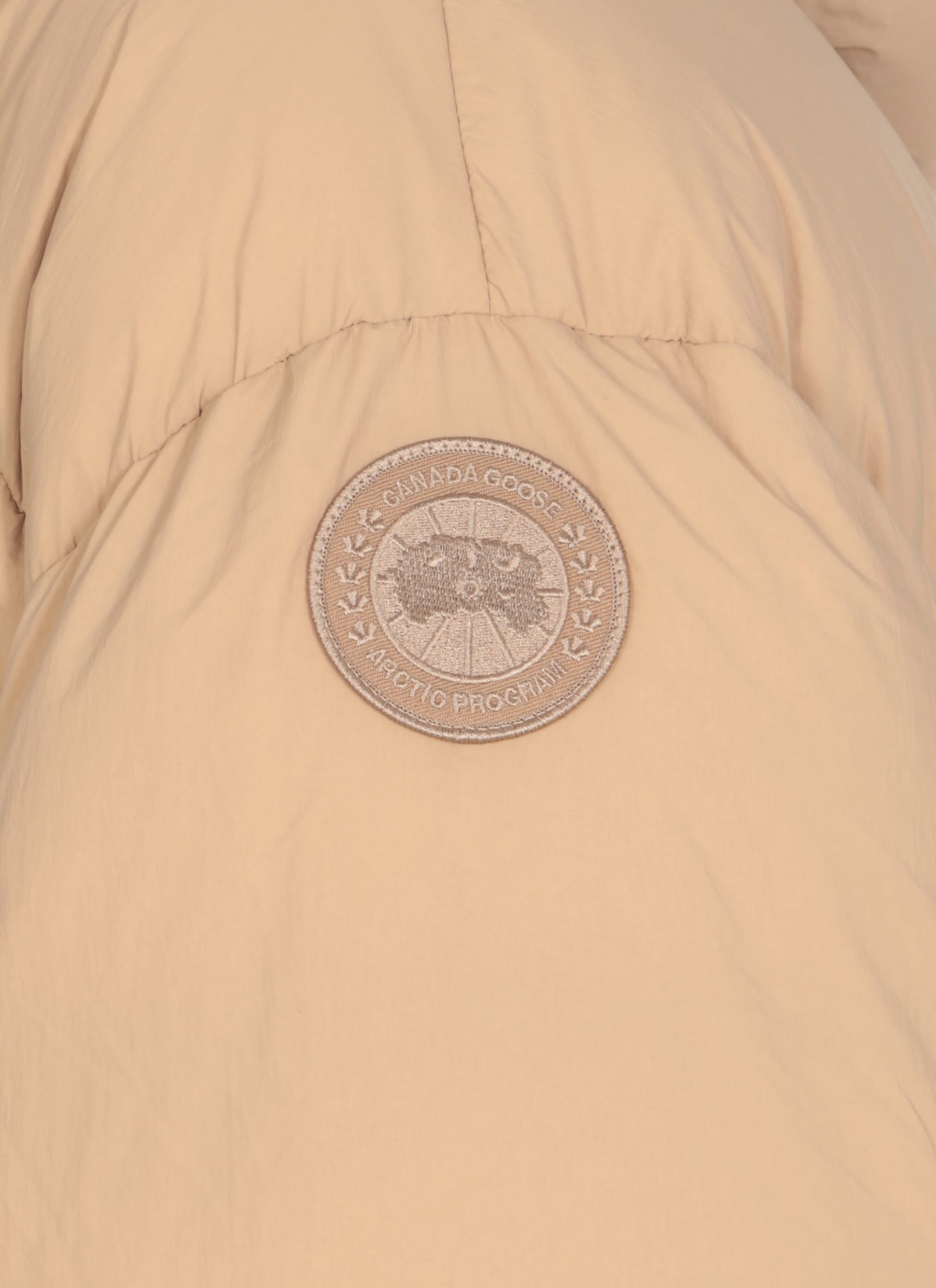 Shop Canada Goose Wilu Padded Parka In Beige