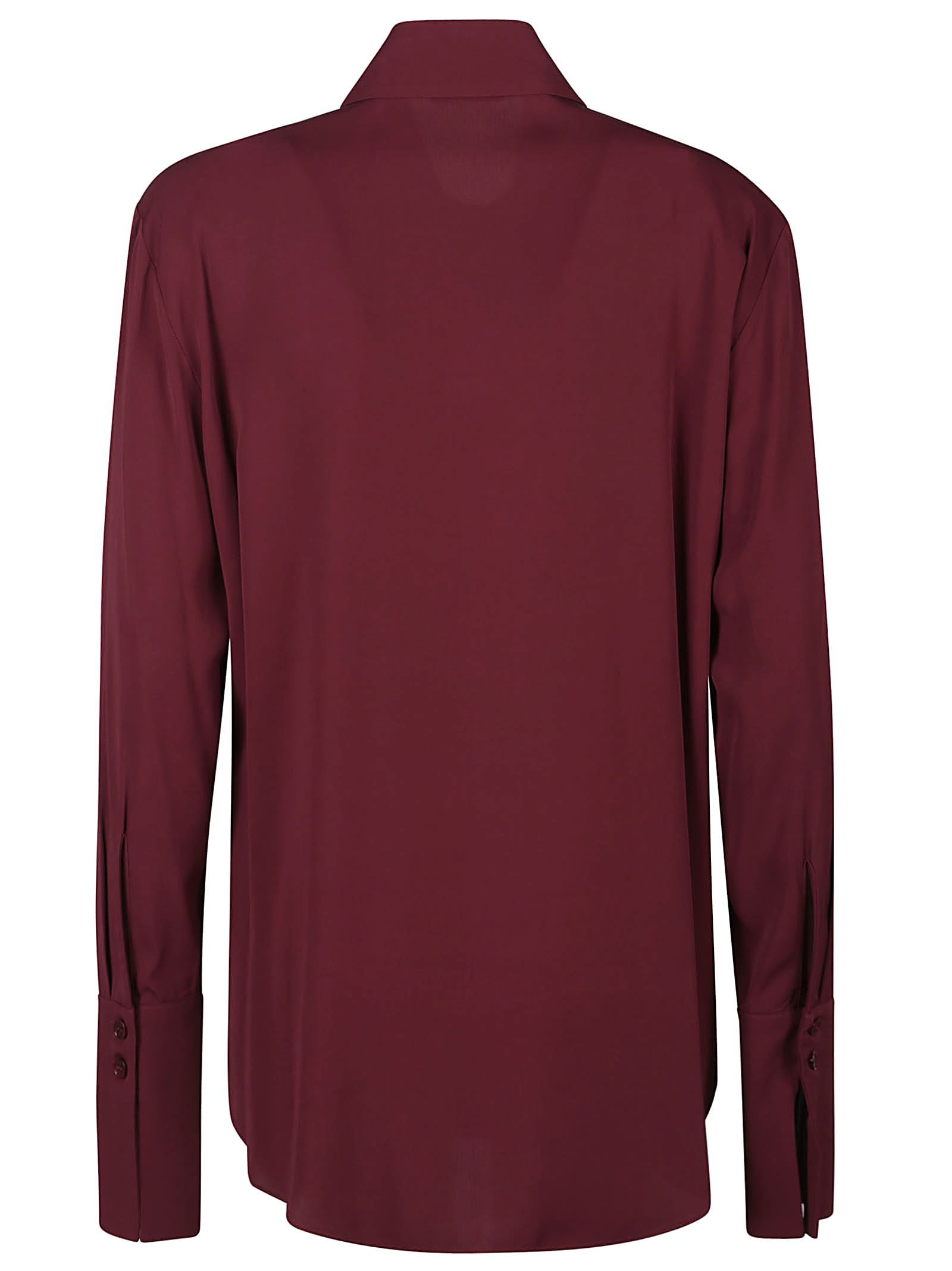 Shop Patrizia Pepe Essential Shirt In Plum Elixir