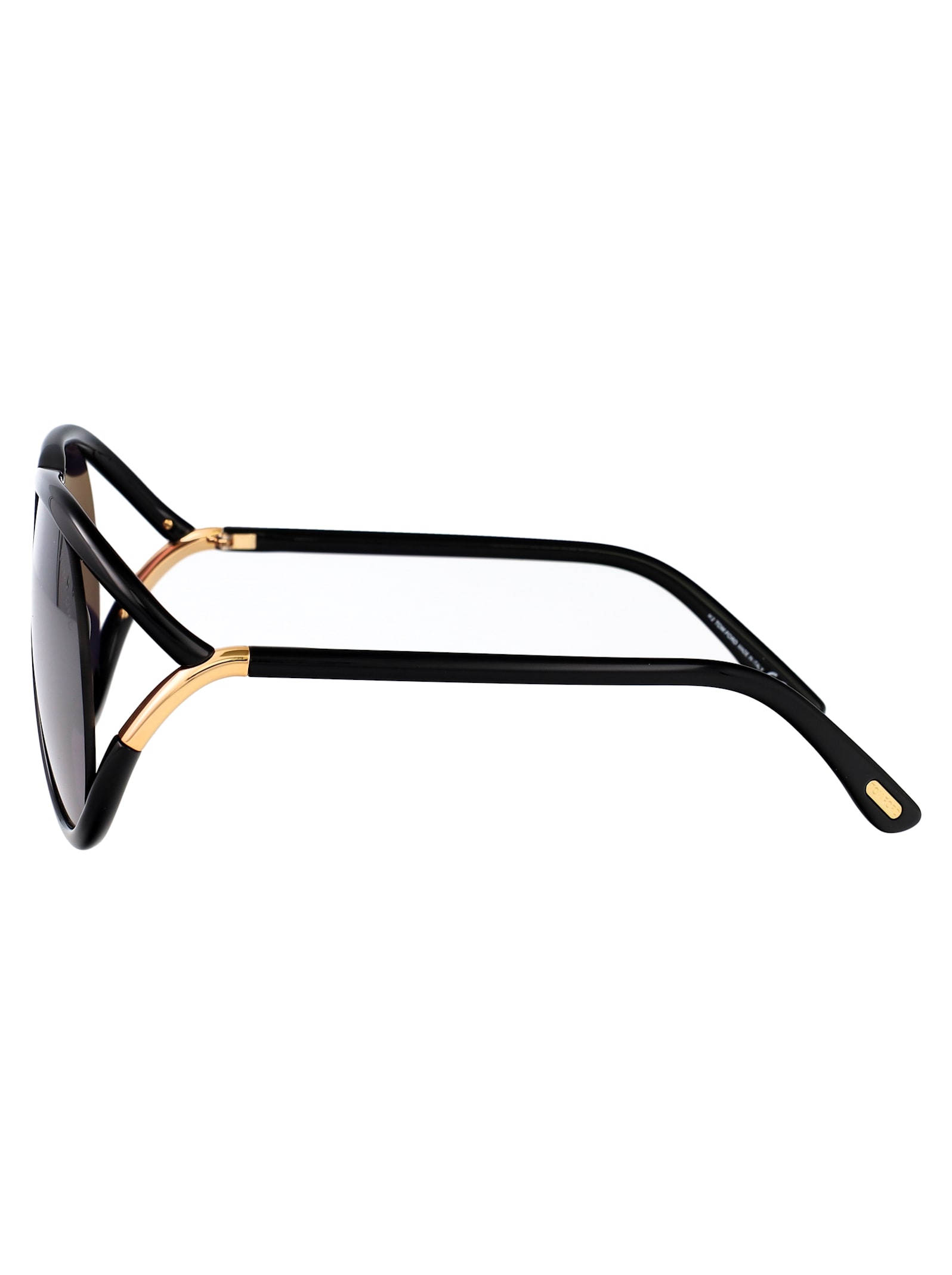 Tom Ford Axel Sunglasses In Nero Lucido / Fumo