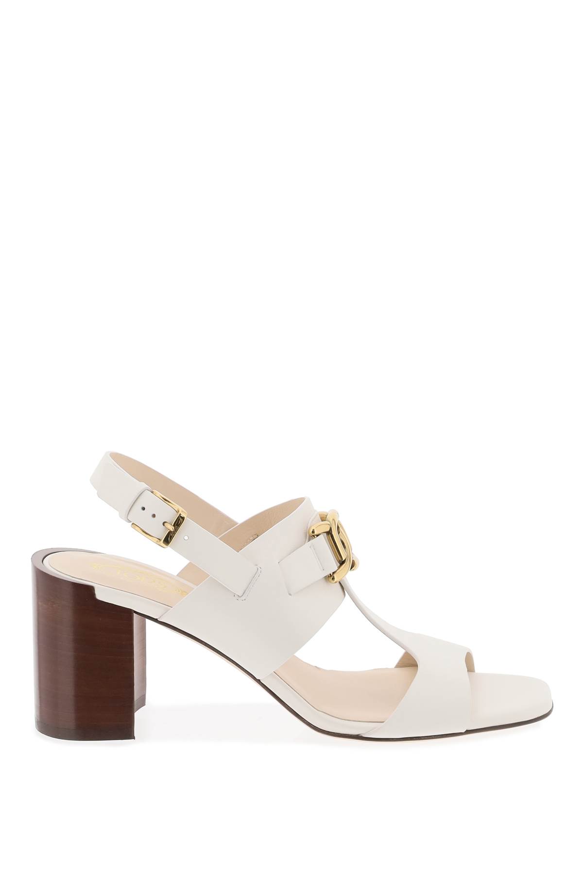 Shop Tod's Kate Sandals In Yogurt (white)