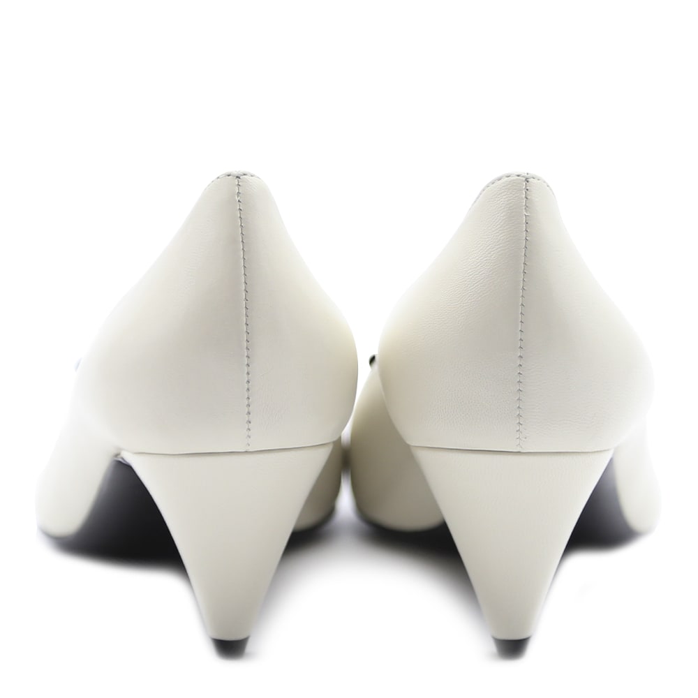 saint laurent pierrot leather pumps